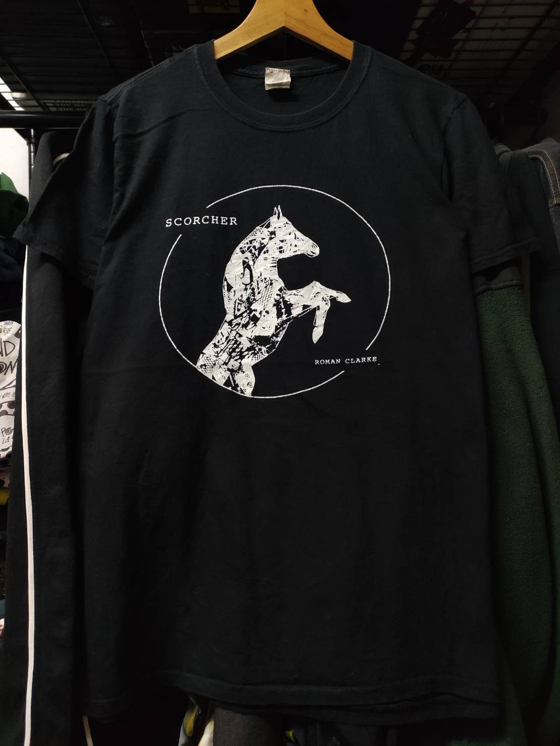 Band Tees Roman Clarke "Scorcher" Album Promo T-Shirt Size US M / EU 48-50 / 2 - 2 Thumbnail