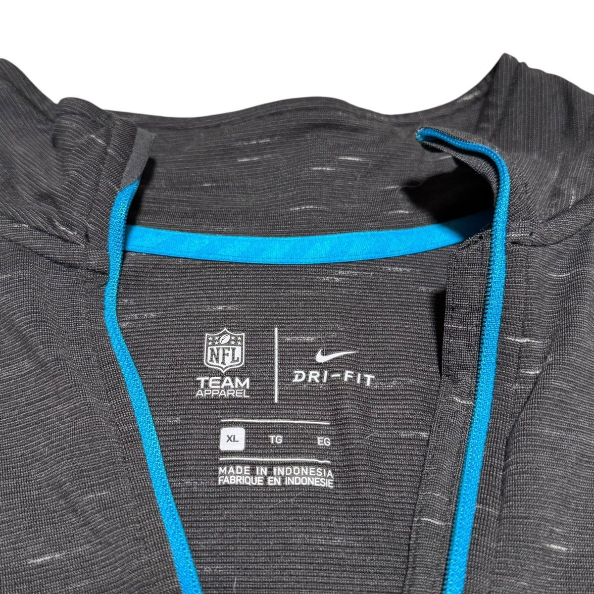 Nike Nike Carolina Panthers Lightweight Pullover Women's L Size L / US 10 / IT 46 - 5 Thumbnail