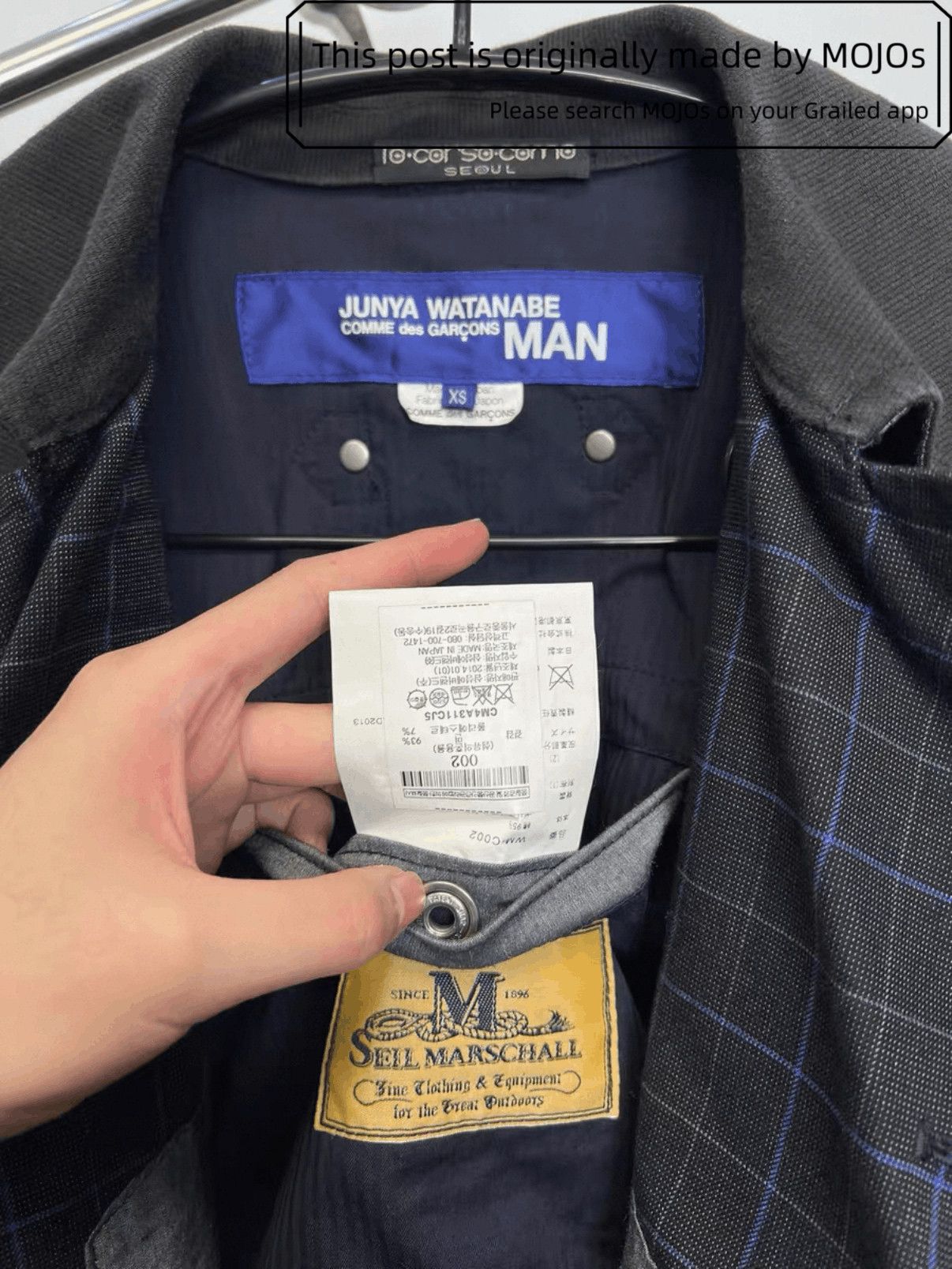 Junya Watanabe Double Plaid Joint Jacket mojos279