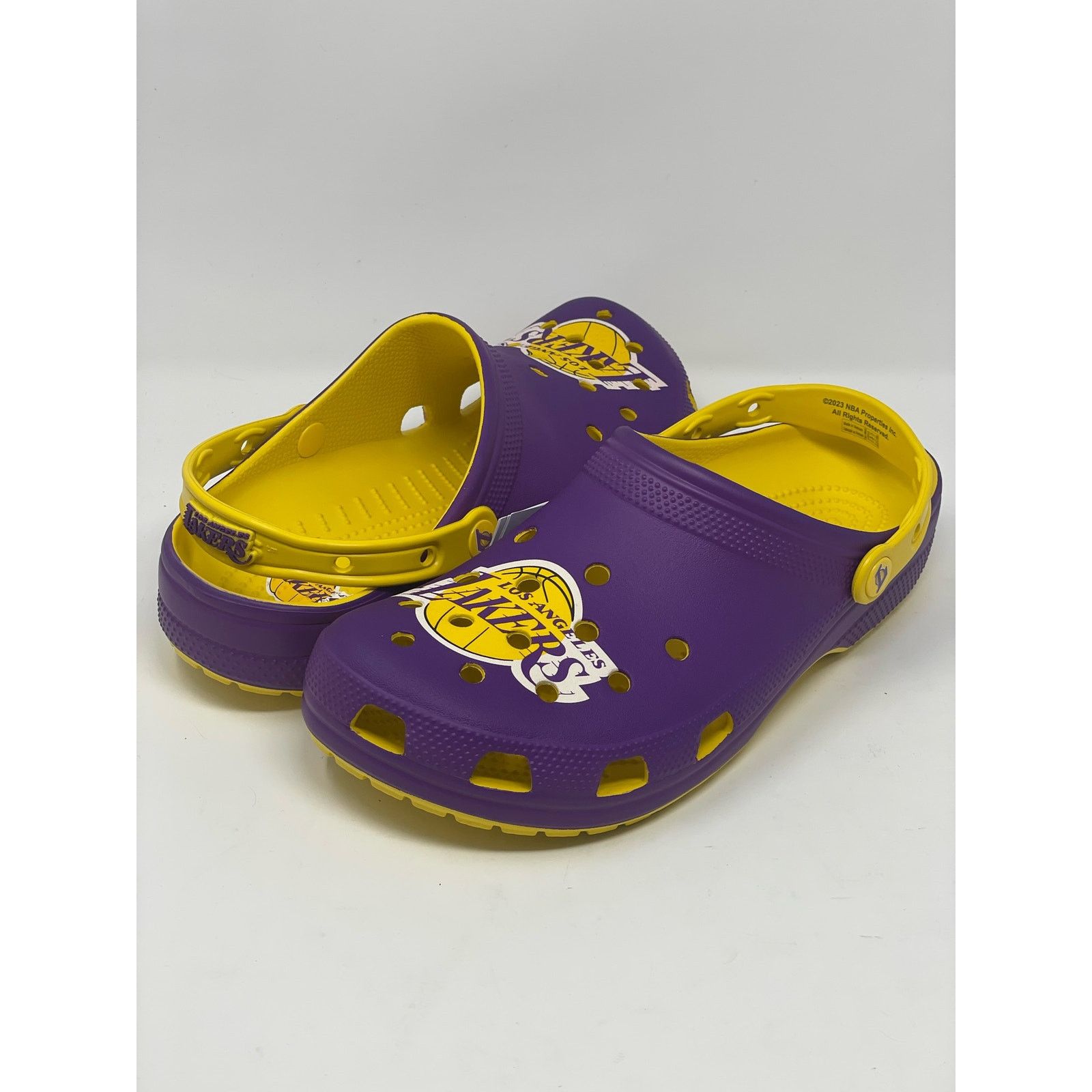 Crocs CROCS NBA Los Angeles Lakers Classic Clogs NEW Men’s Size 10 Size US 10 / EU 43 - 3 Thumbnail