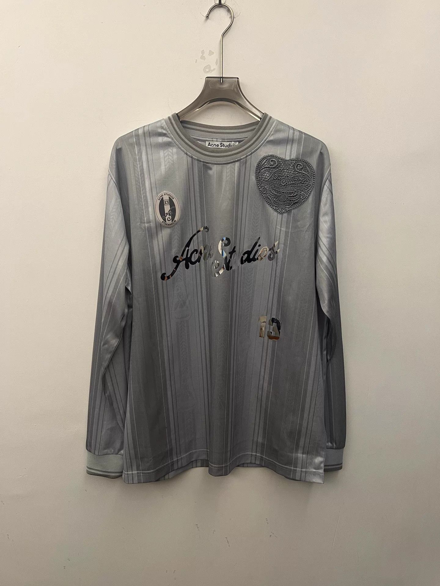 Acne Studios Acne SS26 Printed Long Sleeve Crew Tee Men's L Size US L / EU 52-54 / 3 - 1 Thumbnail