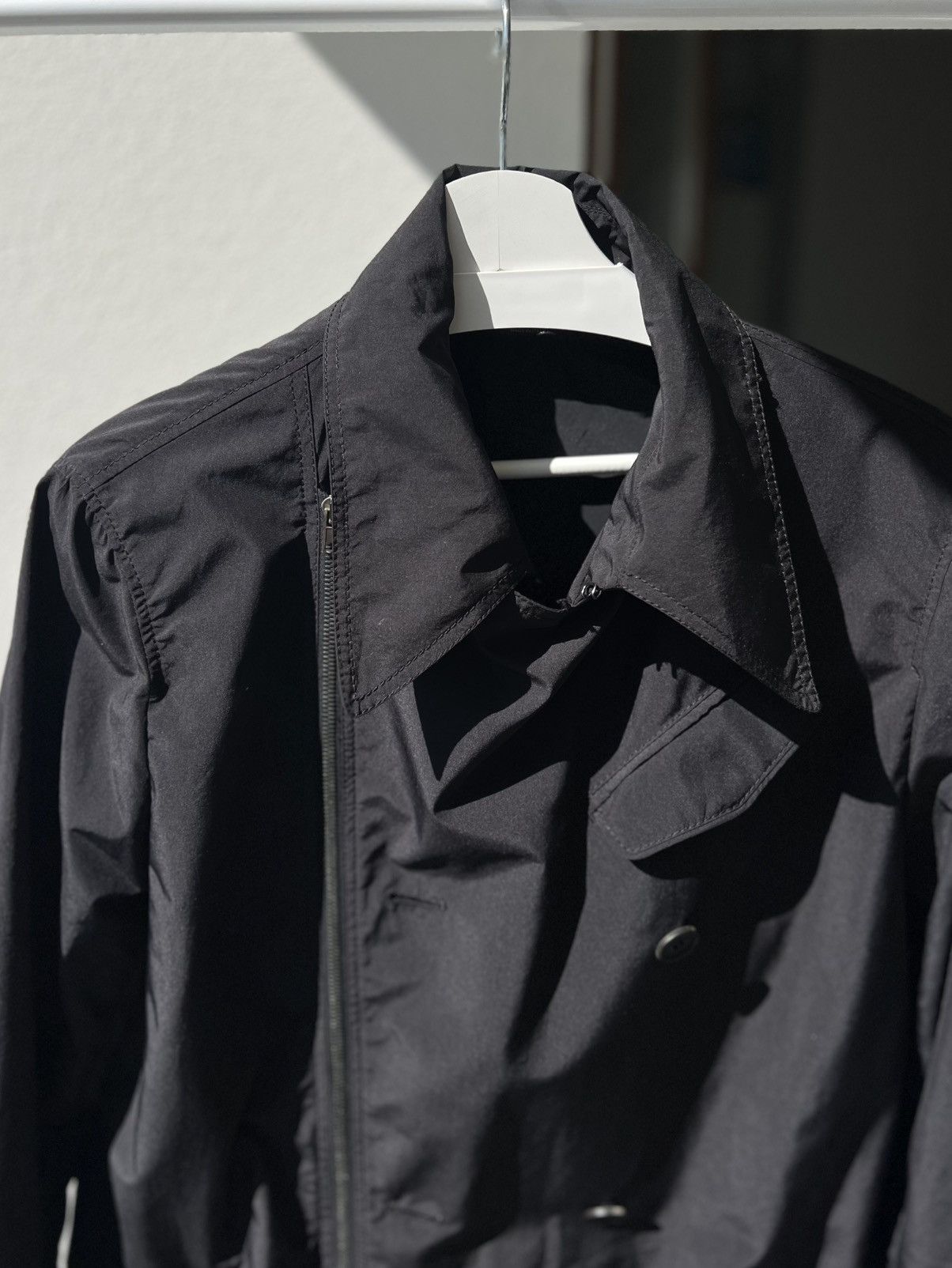 Miu Miu Miu Miu Asymetric Trench Coat nylon 50 XL XXL vintage Size XL / US 12-14 / IT 48-50 - 8 Thumbnail