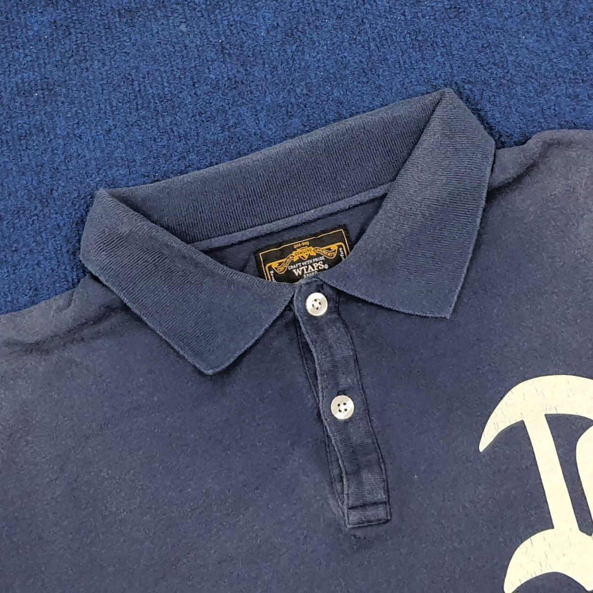 Japanese Brand × Vintage × Wtaps Vintage WTAPS 23 Japanese Streetwear Brand Polo Shirt Size US L / EU 52-54 / 3 - 5 Thumbnail