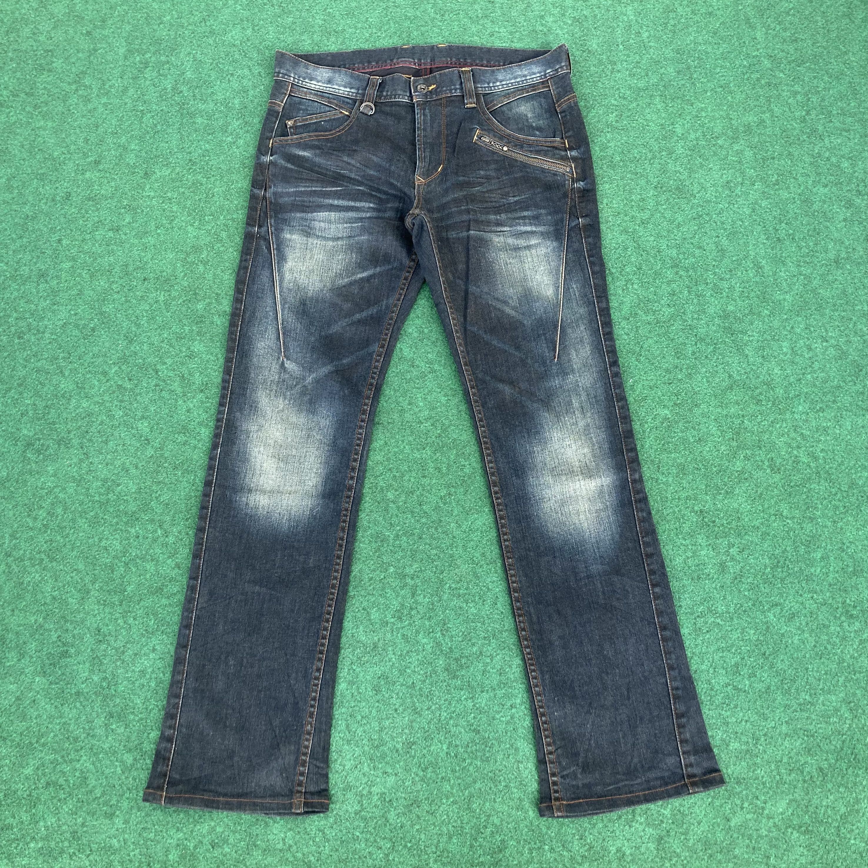 HIDEAWAYS × Hysteric Glamour × Japanese Brand Vtg Hideaways Nicole Men Pant Flare Bootcut Sz 35 Jeans Size US 35 - 1 Thumbnail