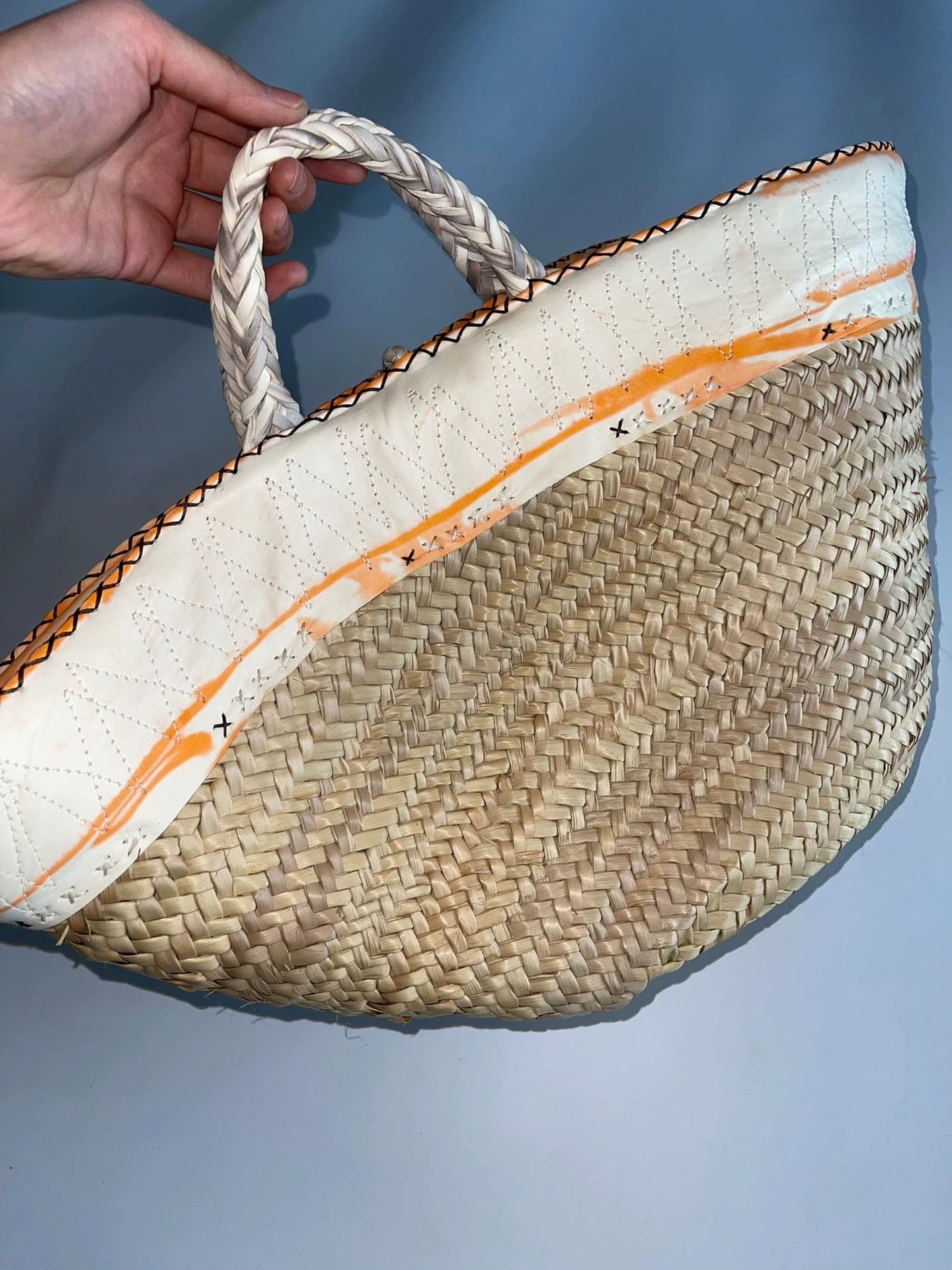 Other En shalla Handwoven Straw Tote (Round, Large) Size ONE SIZE - 3 Thumbnail
