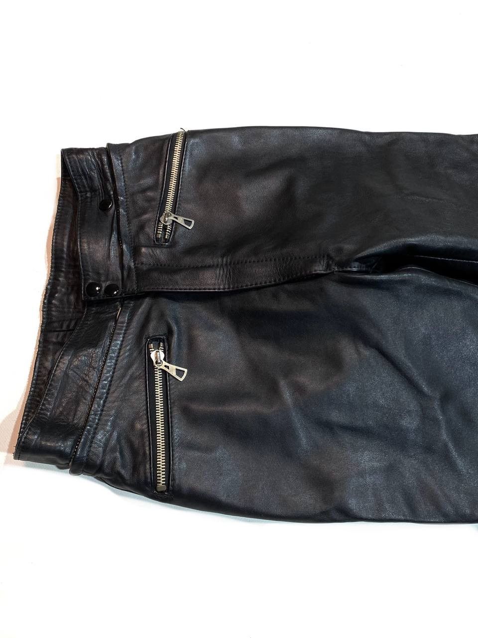 Leather × Vintage Harro Vintage Avangarde Racing Biker Leather Pants Size US 29 - 5 Thumbnail