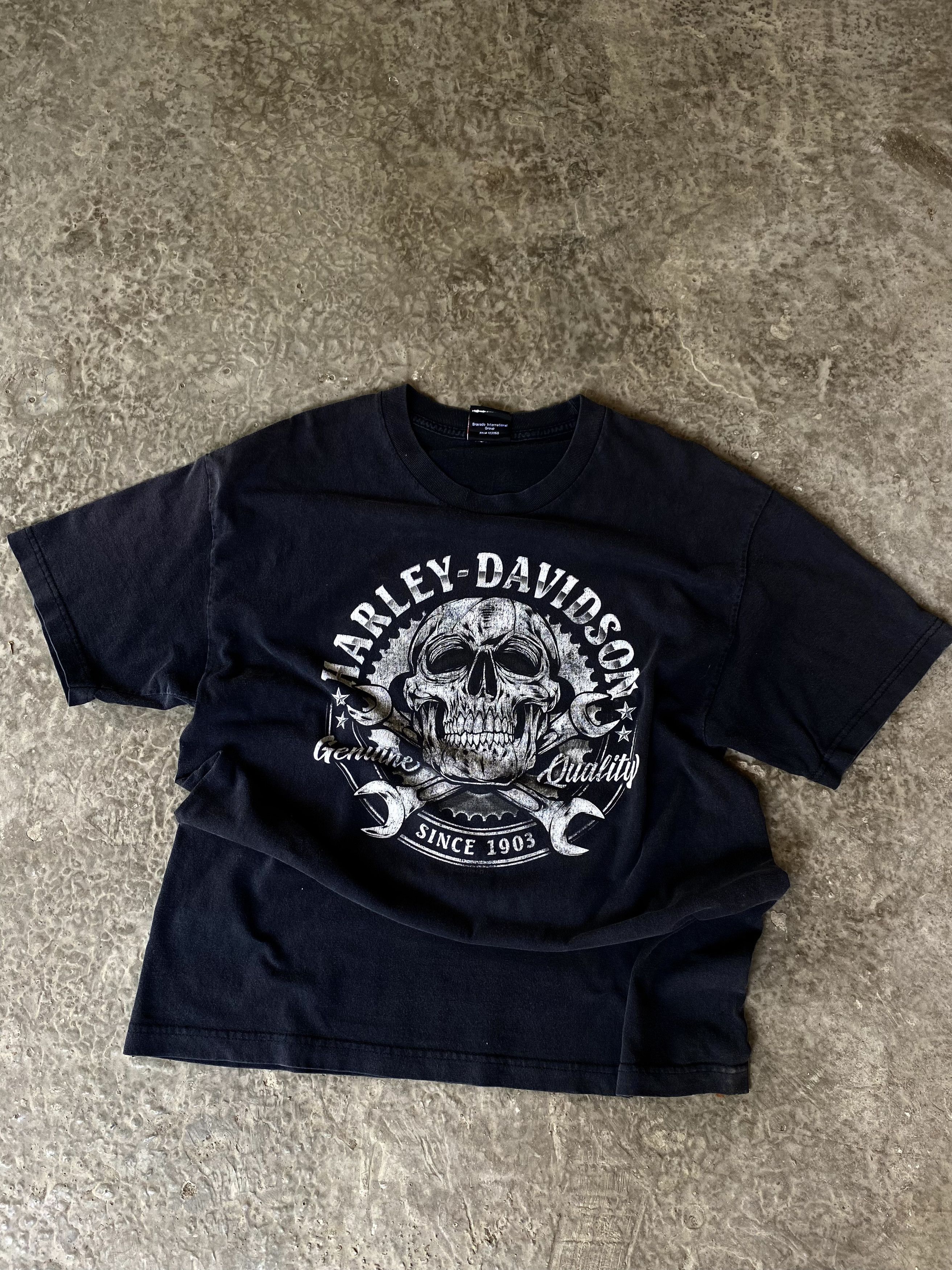 Harley Davidson Harley Davidson Skull Mens Large T-Shirt Black Since 1903 Size US L / EU 52-54 / 3 - 1 Thumbnail