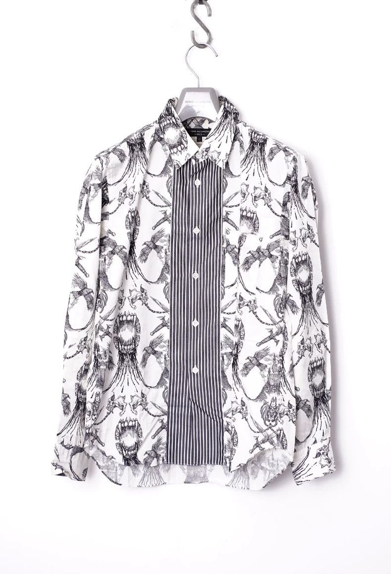 Comme des Garcons Comme des Garcons Gothic Print Shirt-dmc Size US M / EU 48-50 / 2 - 1 Thumbnail