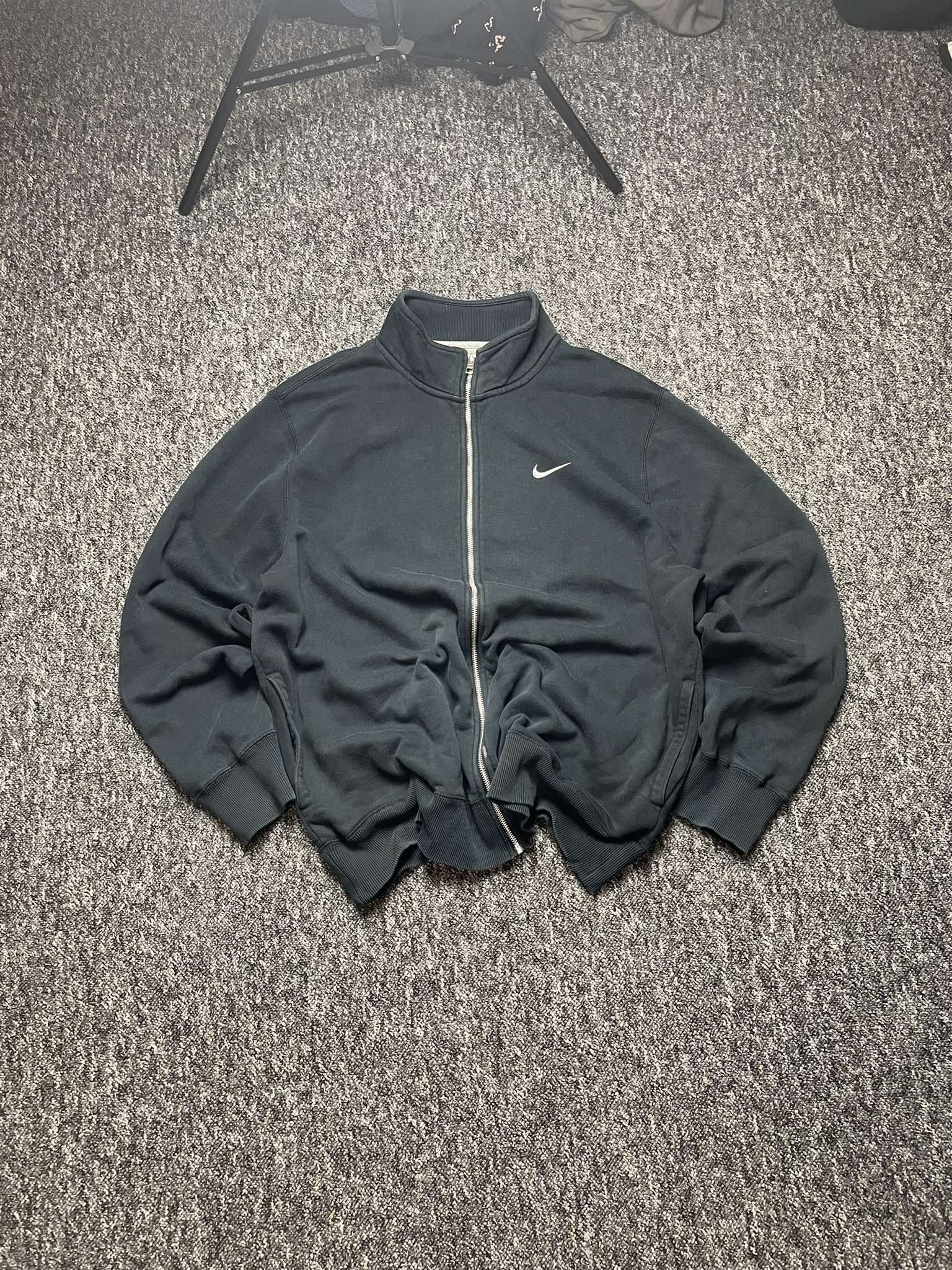 Nike × Vintage Vintage zip-up sweatshirt tracksuit Nike SOlo swoosh logo Size US XXL / EU 58 / 5 - 1 Thumbnail