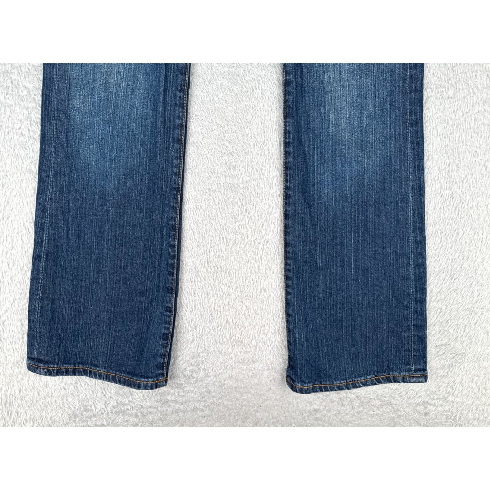 Vintage Seven7 Jeans Women Bootcut Low Rise 30 Blue Denim 32x31 Slim Bling Size 30" / US 8 / IT 44 - 2 Thumbnail