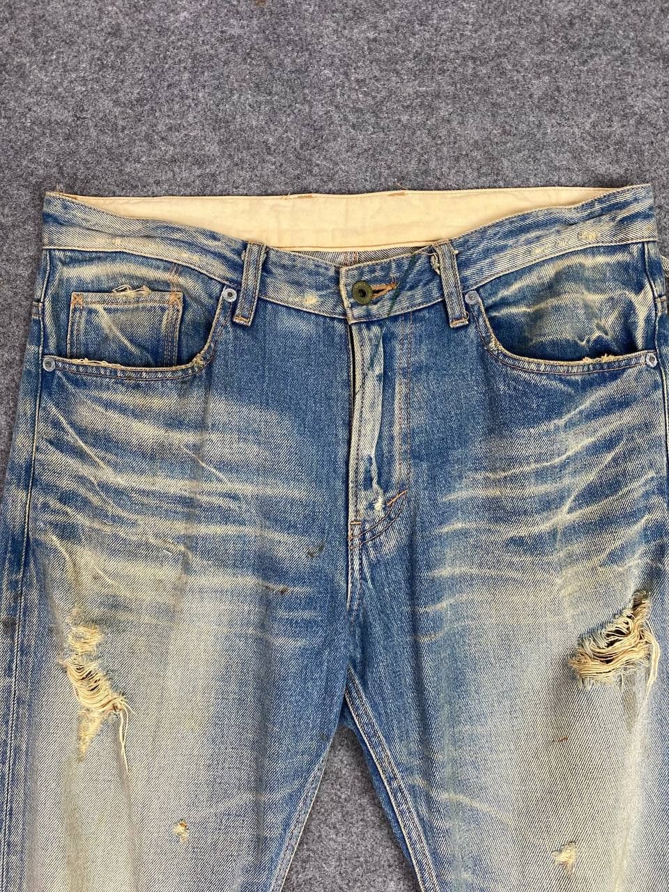 R.Newbold vintage r.newbold distressed denim nice design Size US 36 / EU 52 - 11 Thumbnail