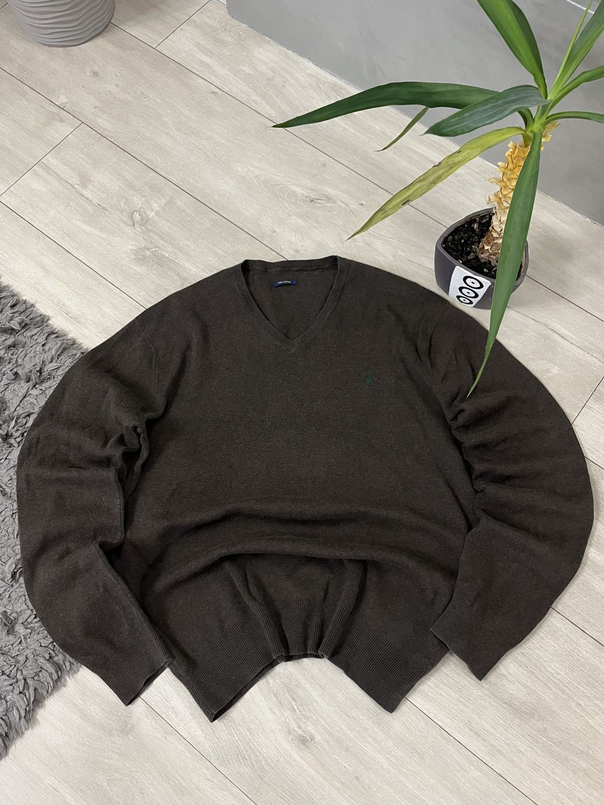 Polo Ralph Lauren 🔥90’s Ralph Lauren Polo Cable Knit Sweater Y2K Jumper Boxy Size US M / EU 48-50 / 2 - 1 Thumbnail