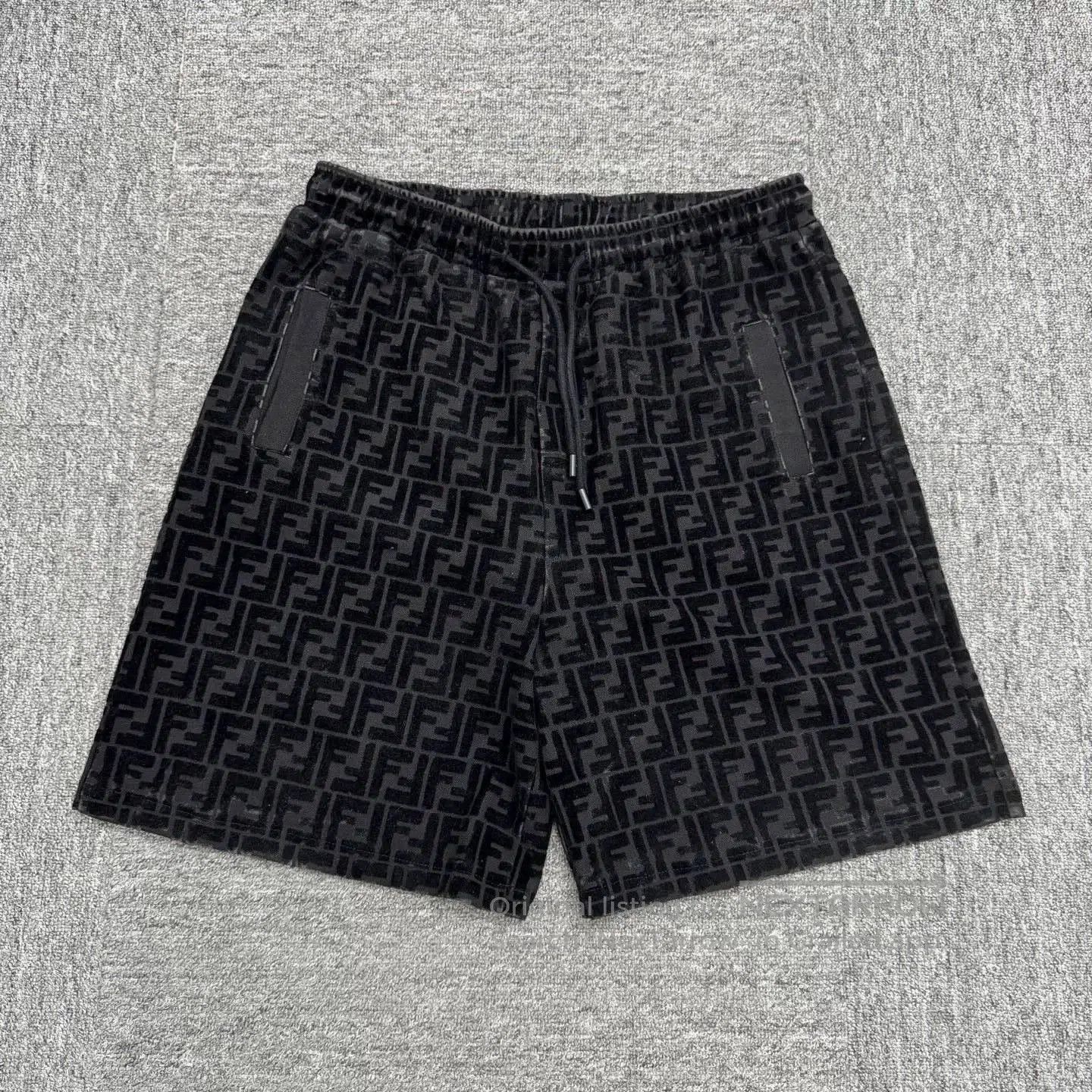 Fendi Fendi Double F Flocked Shorts. Size US 33 - 1 Thumbnail