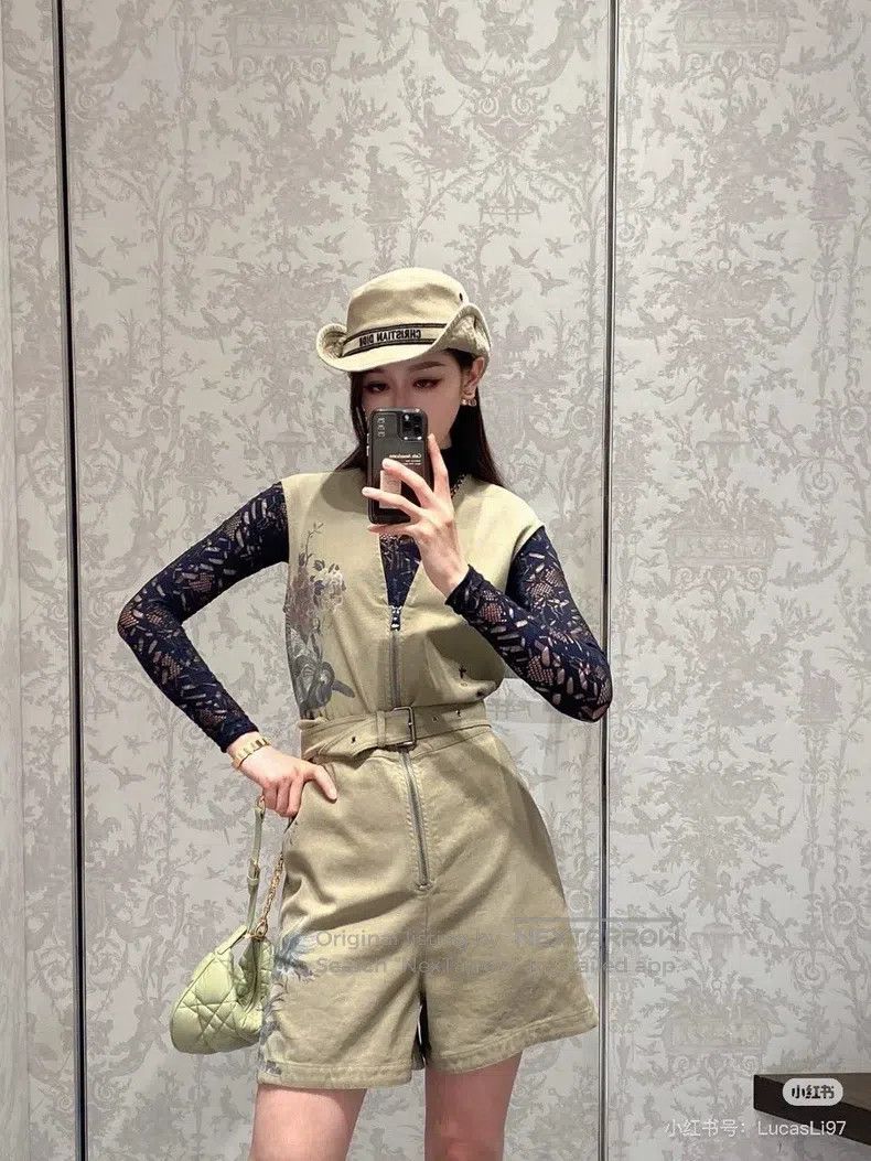 Dior Dior 22 Autumn and Winter Khaki Printed Pross Size 24" / US 00 / IT 34 - 7 Thumbnail