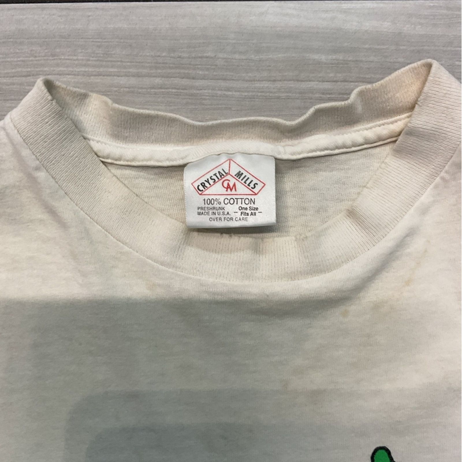 Vintage Vintage 90’s Cats Graphic Beige T-Shirt Size US XL / EU 56 / 4 - 7 Thumbnail
