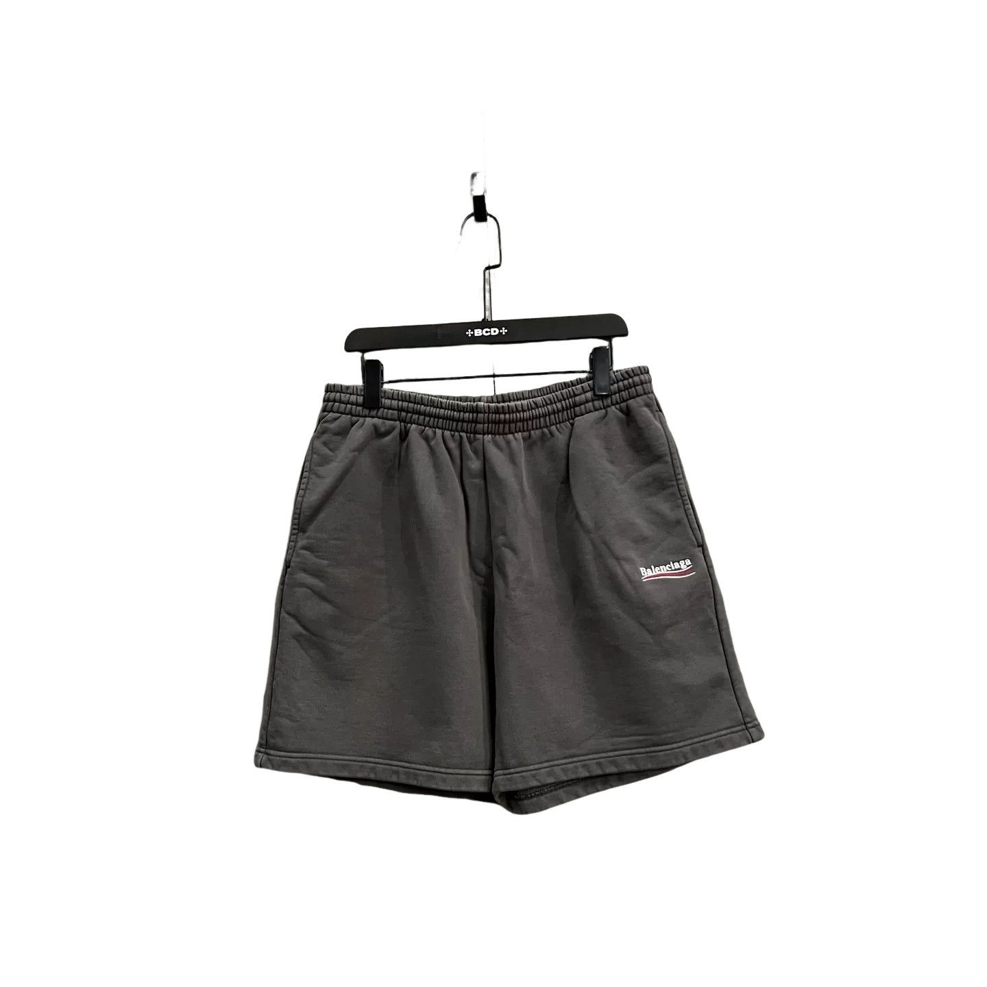 Balenciaga Balenciaga Embroidered Logo Sweat Shorts Size M Size US 32 / EU 48 - 1 Thumbnail