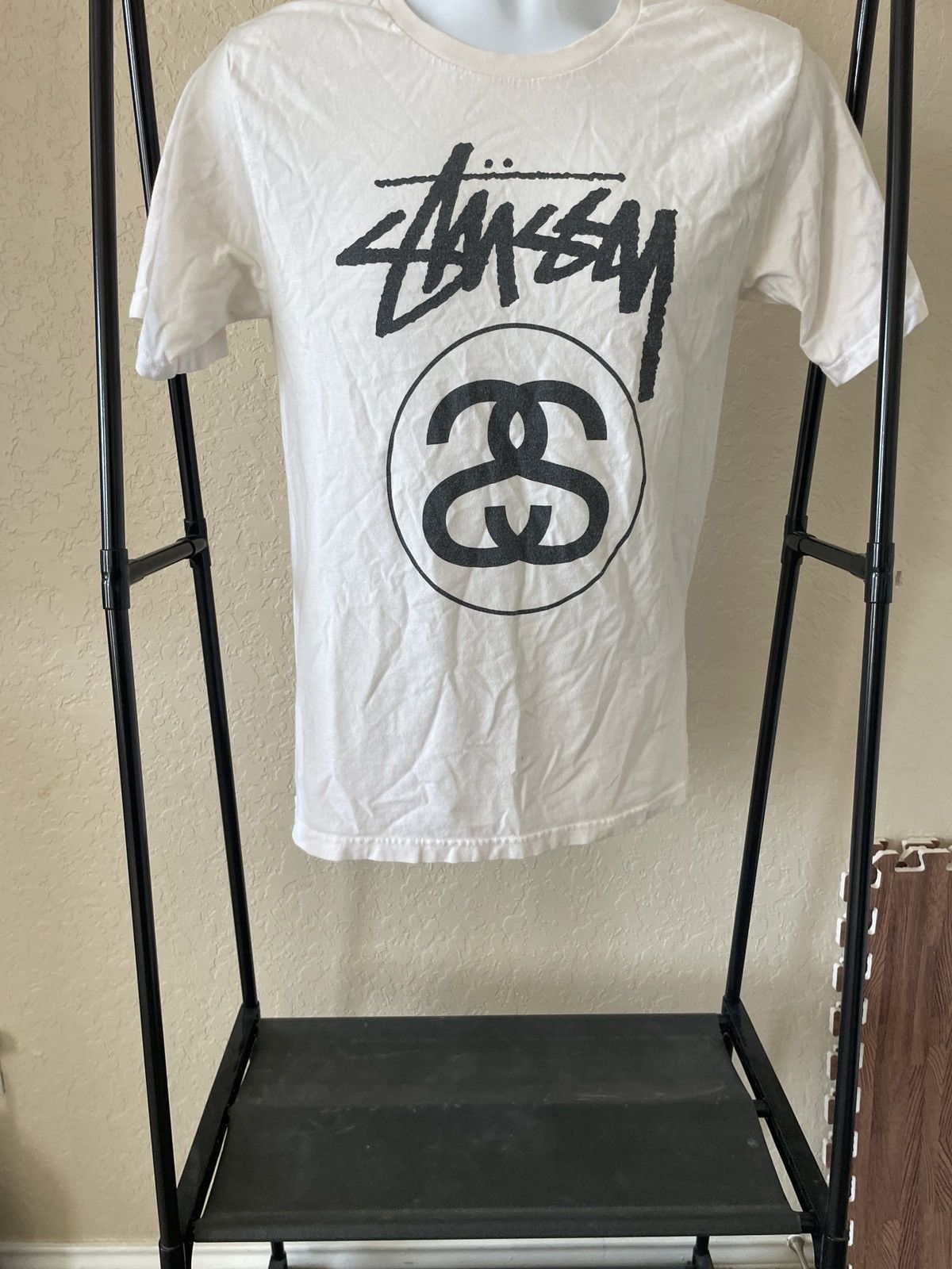 Stussy Stussy Logo Crewneck Tee Size US S / EU 44-46 / 1 - 3 Thumbnail