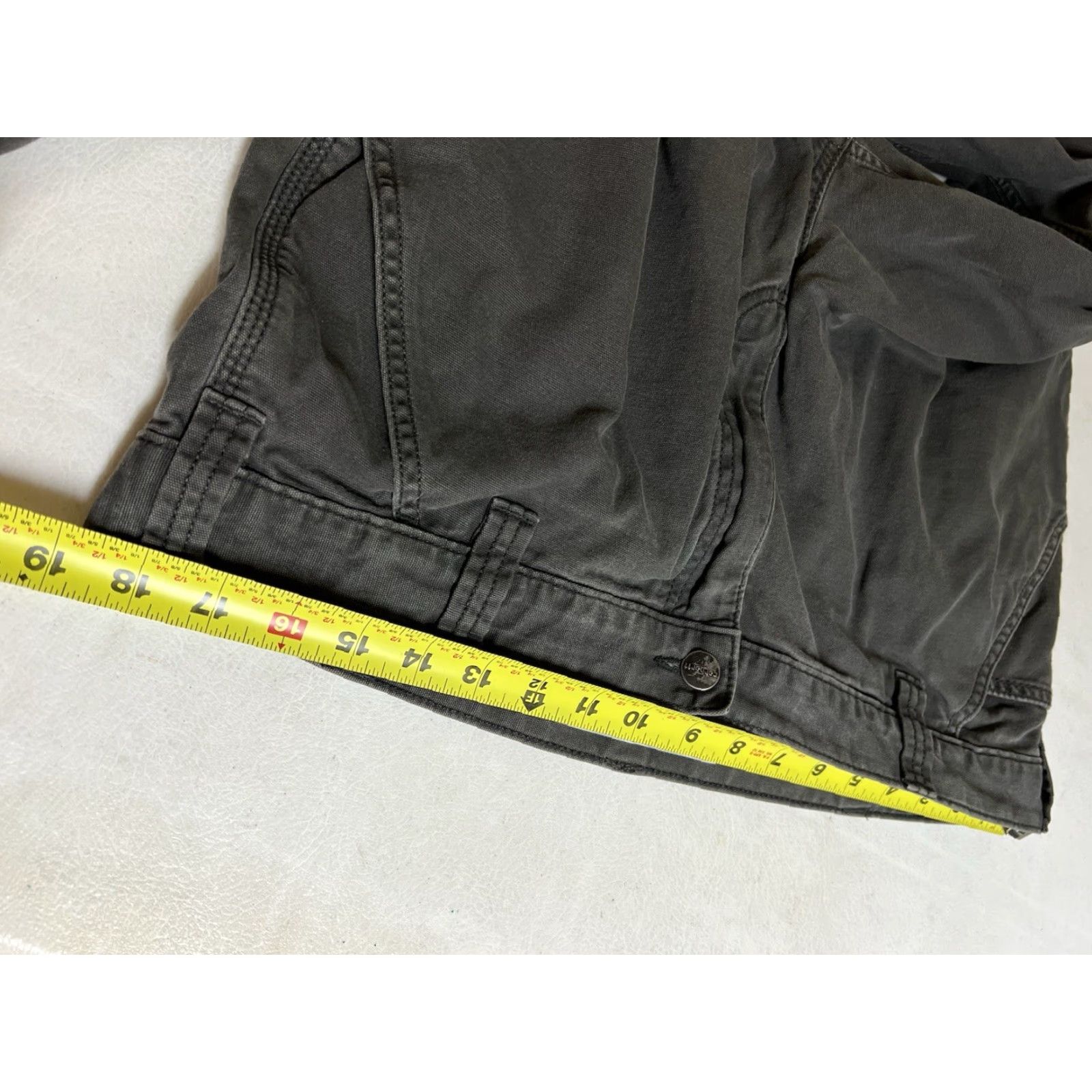 Carhartt Carhartt Men's Relaxed Fit Rugged Flex Canvas Work Pants 37x28 Gray BN2291-M Jeans/Work Pants/Canvas USA 37 Inseam 28 Men Size US 37 - 7 Thumbnail