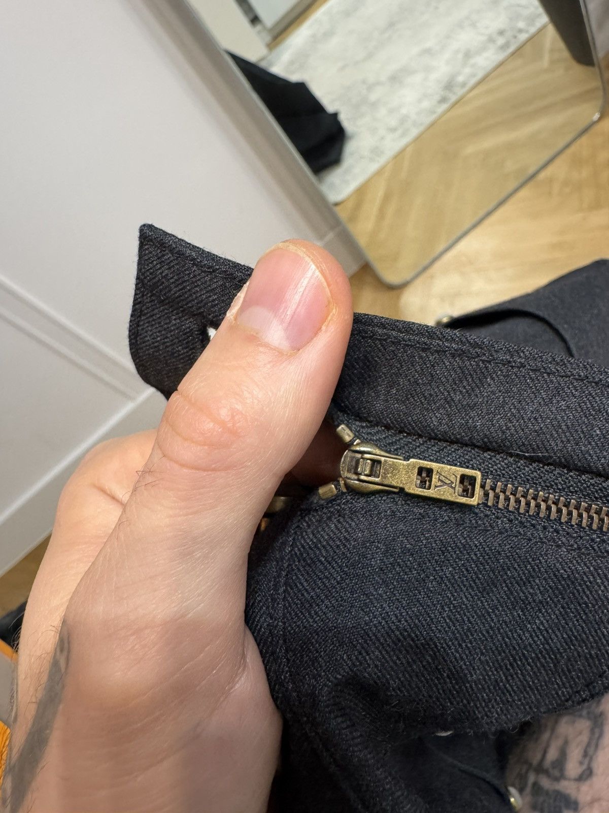 Louis Vuitton Louis Vuitton Double Knee Sample Pant Carpenten Luxury Rare Size US 31 - 14 Thumbnail