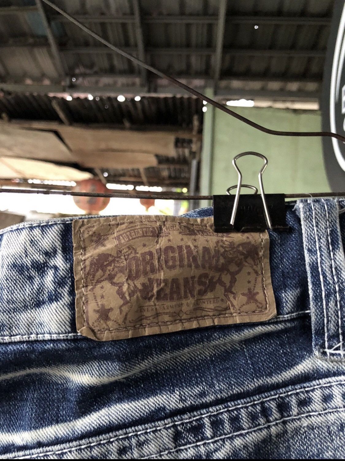 Hysteric Glamour × Japanese Brand × Seditionaries The Vintage Standard Design Honey Comb Denim Pants Size US 31 - 5 Thumbnail