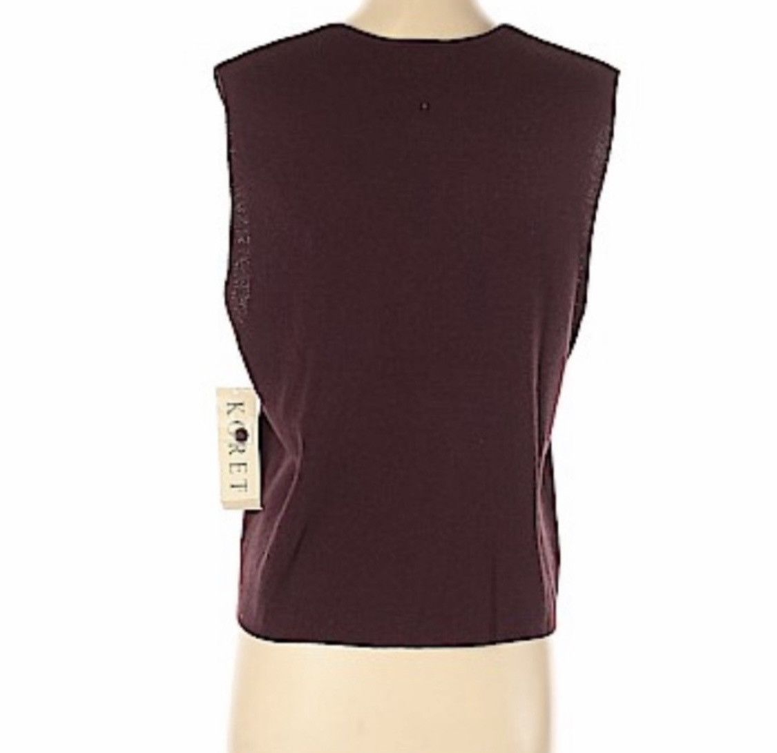 Other KORET RAISIN BRITTANY SWEATER VEST Size S / US 4 / IT 40 - 6 Thumbnail