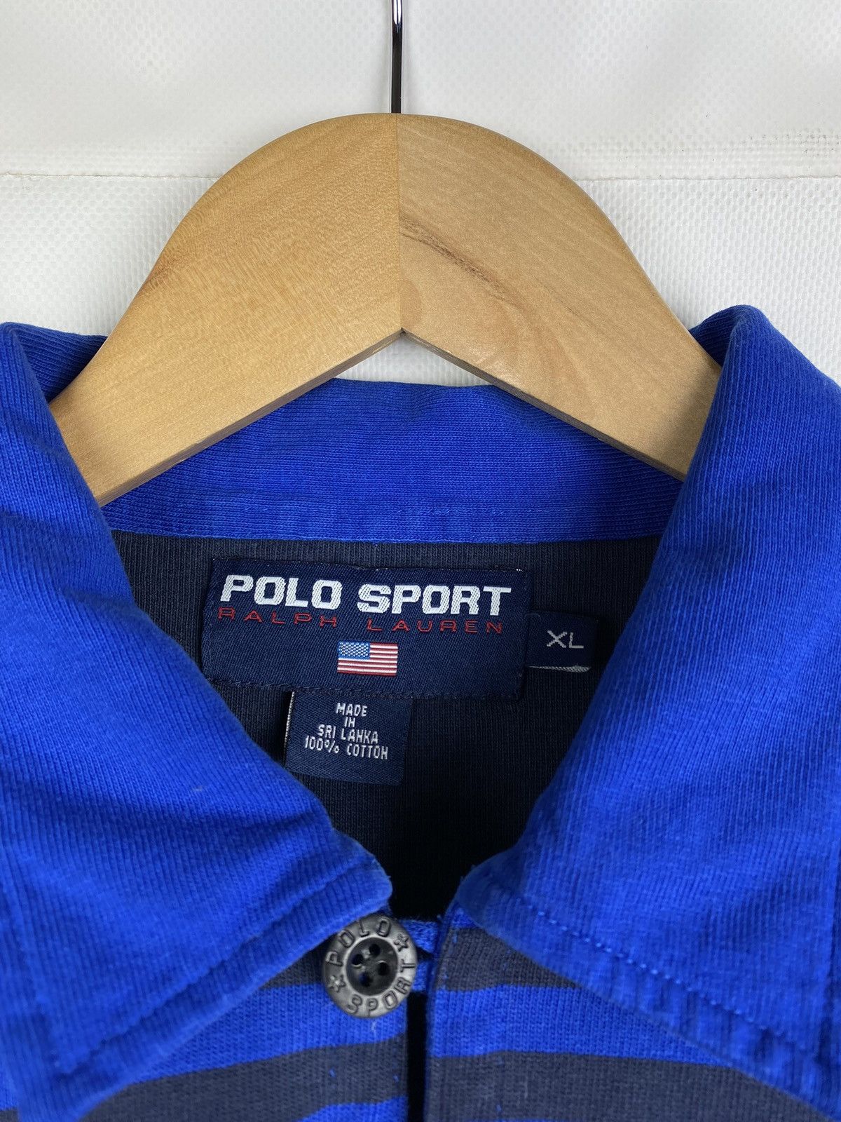 Polo Ralph Lauren Polo Sport Ralph Lauren vintage long sleeve rugby shirt Size US XL / EU 56 / 4 - 13 Thumbnail