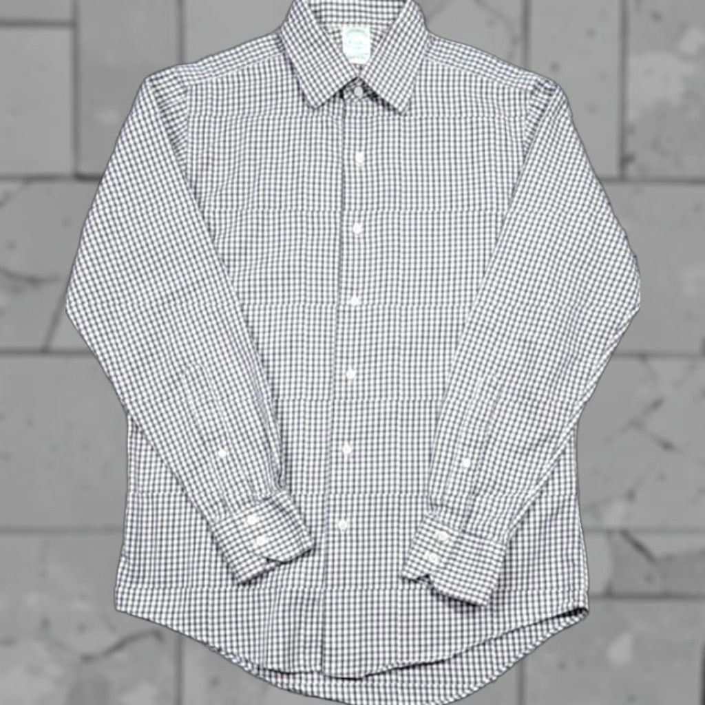 Brooks Brothers Brooks Brothers Makers and Merchants Shirt Men 15.5-33 Plaid Egyptian Cotton USA Size US L / EU 52-54 / 3 - 1 Thumbnail