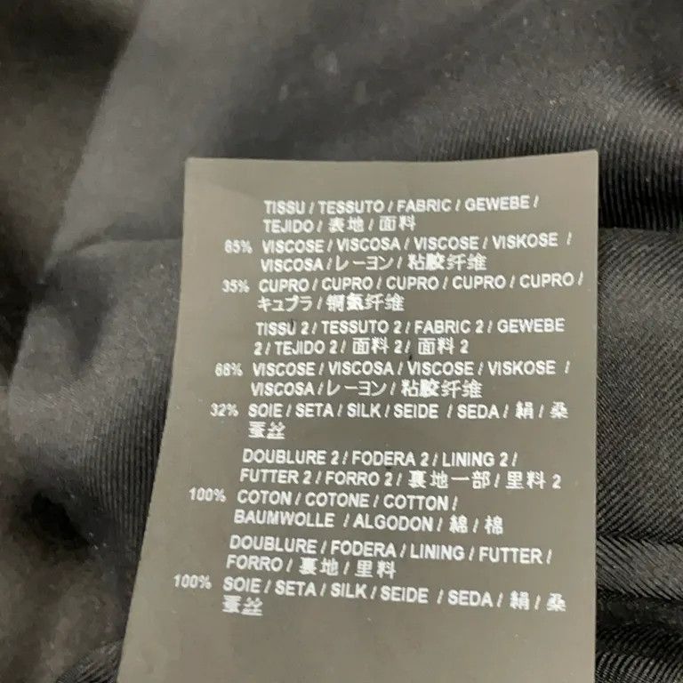 Saint Laurent Paris S/S16 Double Breasted Velvet Blazer Jacket x Hedi Slimane Size US S / EU 44-46 / 1 - 6 Thumbnail
