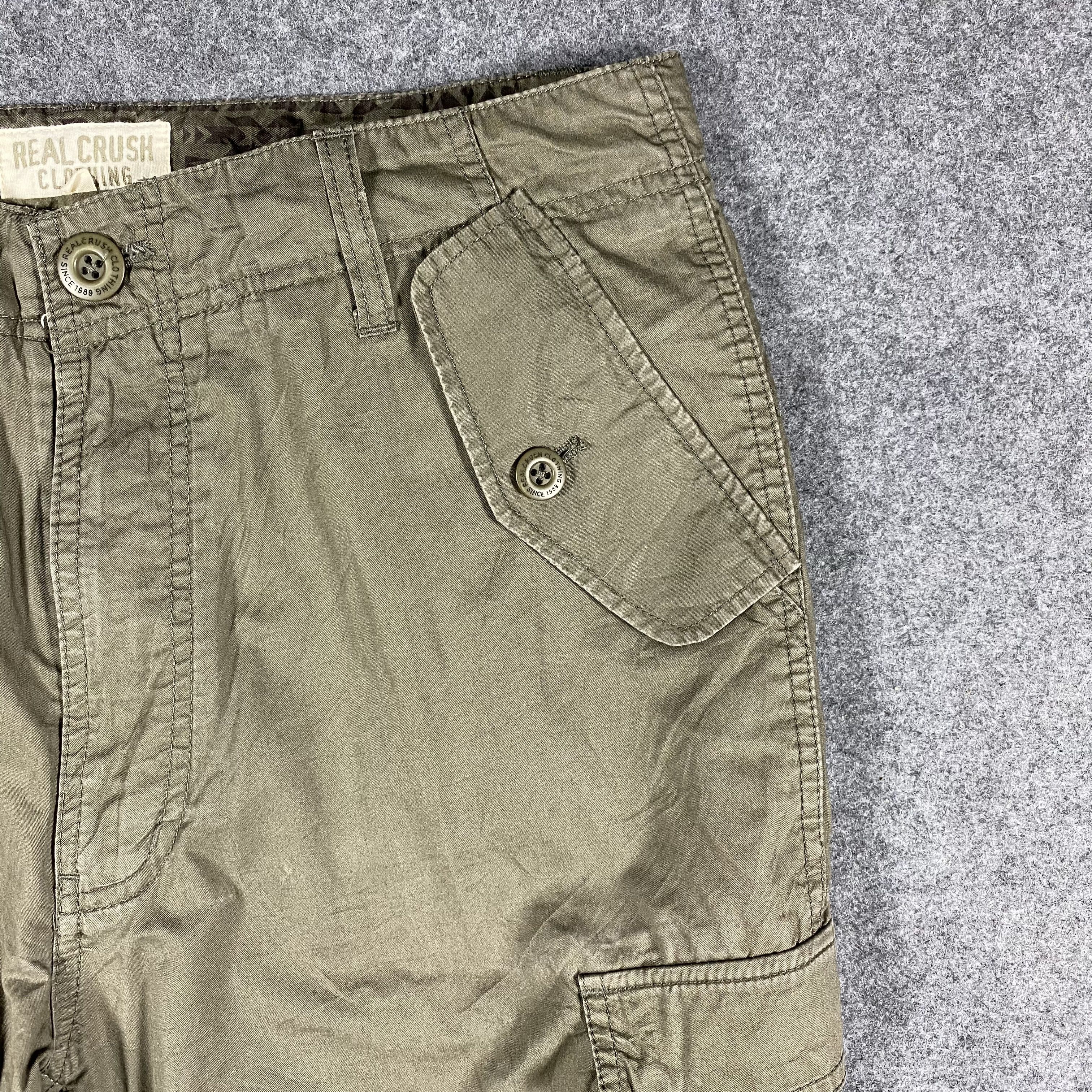 Japanese Brand Japanese Real Crush Multipocket Tactical Bondage Cargo Pants Size US 32 / EU 48 - 3 Thumbnail