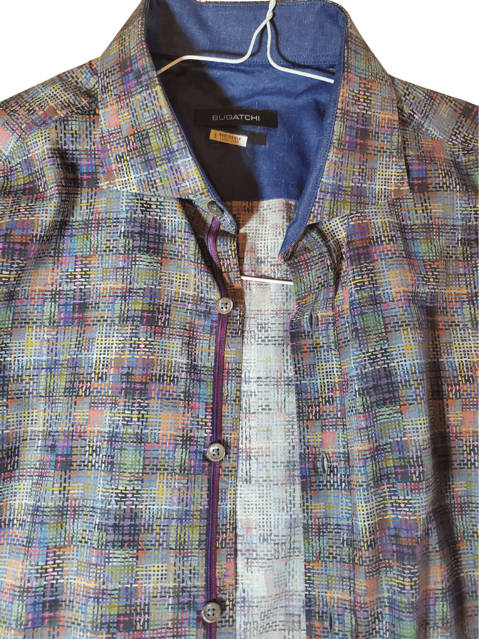BUGATCHI Bugatchi Men's Designer Shirt | Size 15.5 (34/35) Size US M / EU 48-50 / 2 - 5 Thumbnail