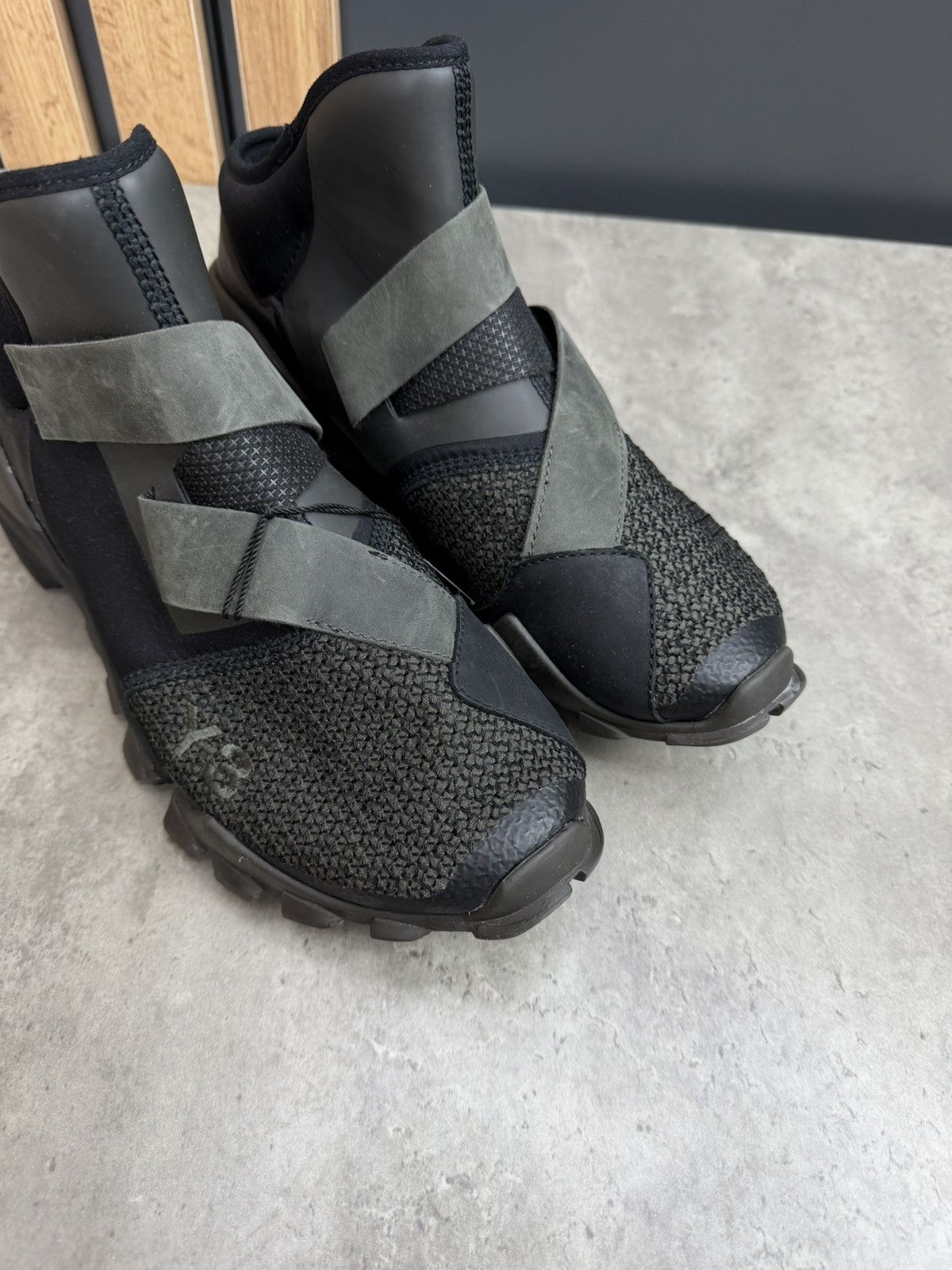 Adidas Adidas Y-3 RYO Black Olive Sneakers Size US 7.5 Size US 7.5 / EU 40-41 - 3 Thumbnail