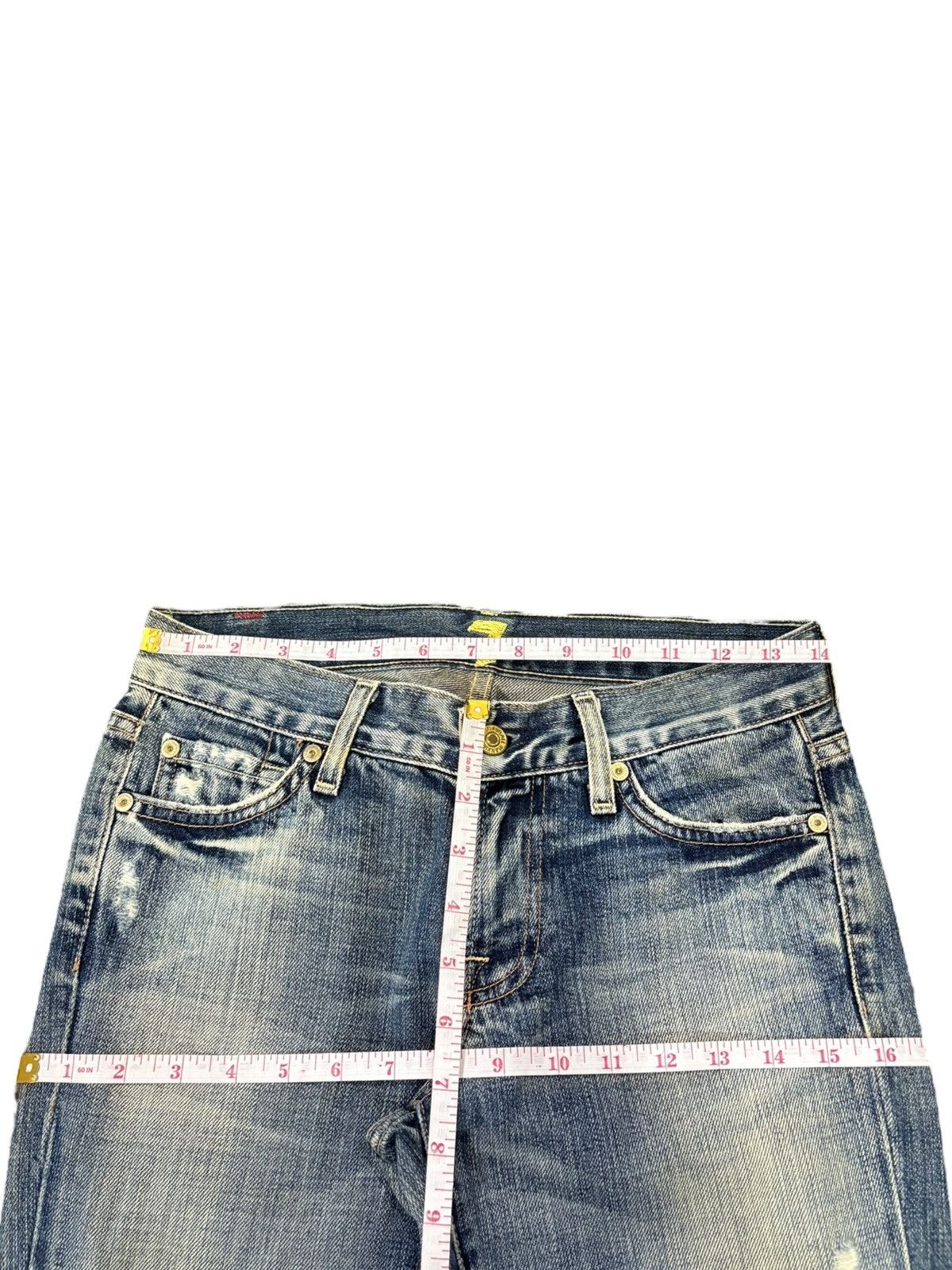 7 For All Mankind Vintage 7 For All Mankind Distressed Flared Jeans Size US 28 / EU 44 - 10 Thumbnail