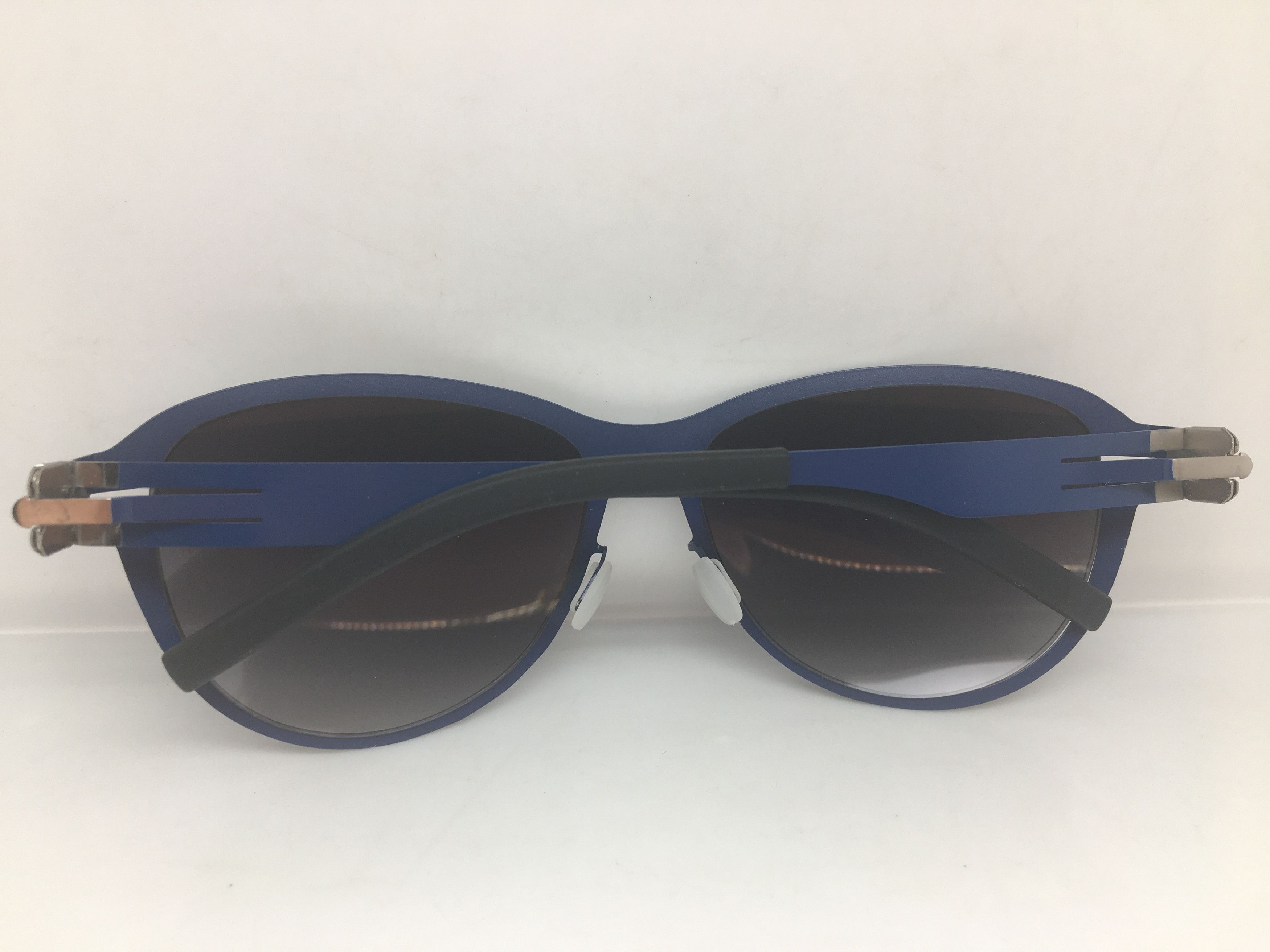 Other Silver Blue Alloy Sunglasses Frame Size ONE SIZE - 6 Thumbnail