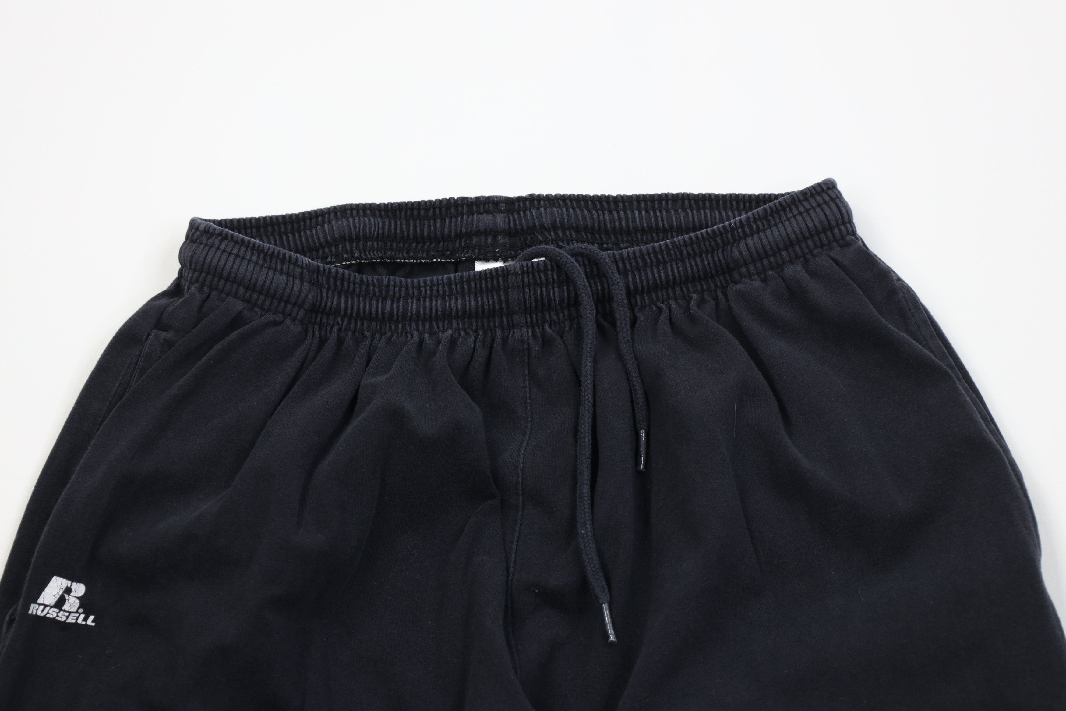 Russell Athletic Vintage Y2K Russell Athletic Lightweight Cotton Pants Black Size US 32 / EU 48 - 2 Thumbnail