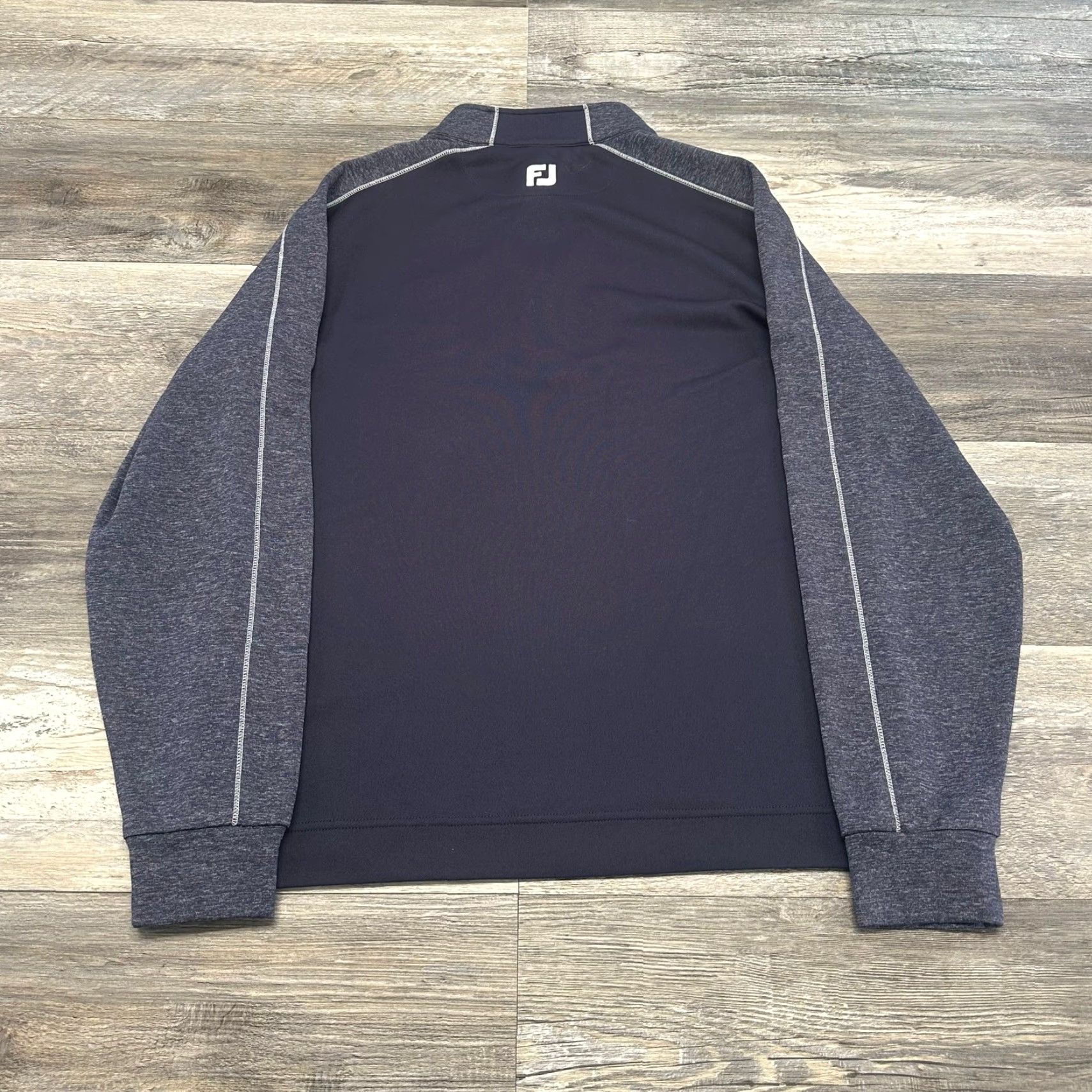Footjoy Footjoy Ohio Cup Blue Mens M Athletic 1/4 Zip Golf Golfer Sweatshirt Size US M / EU 48-50 / 2 - 2 Thumbnail