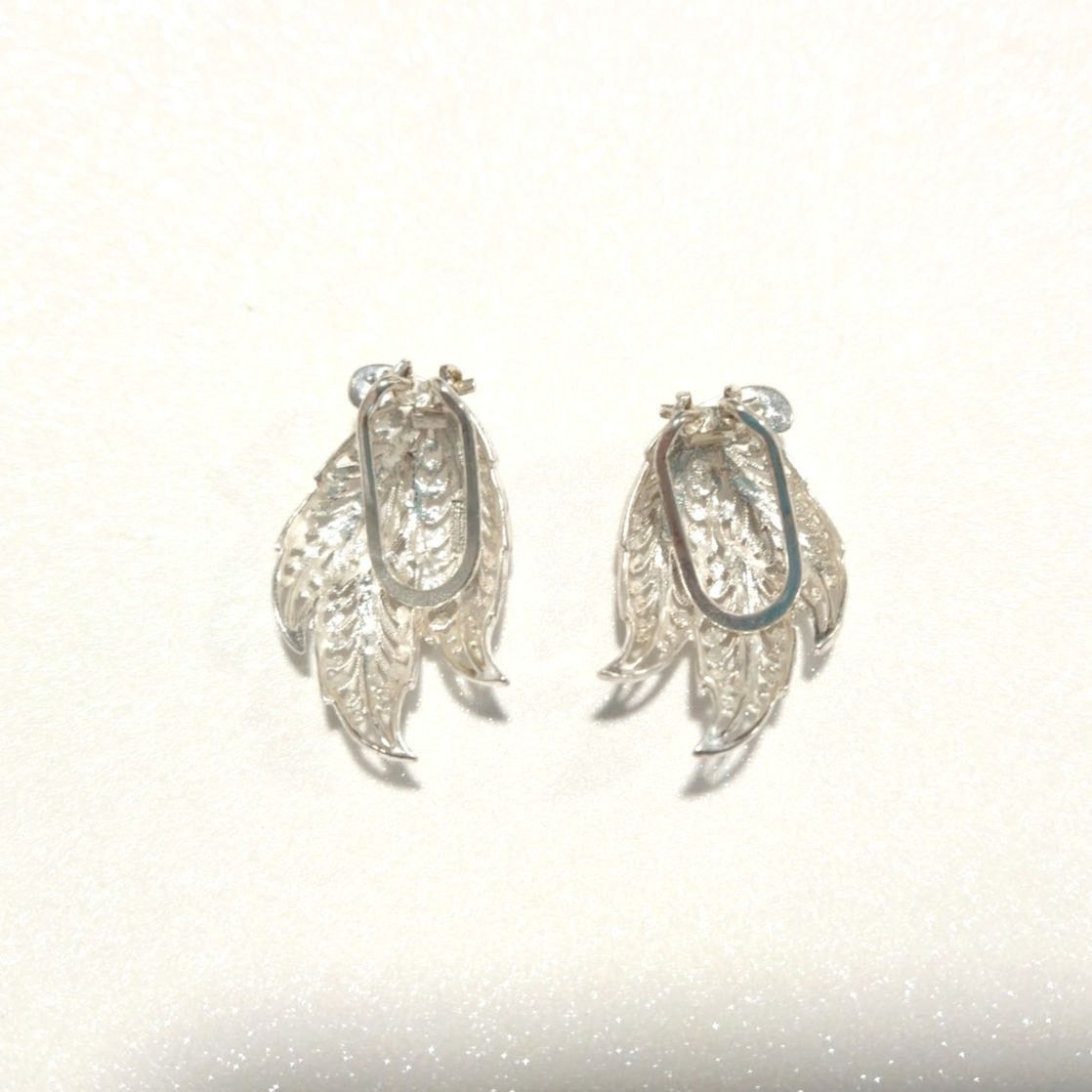 The Unbranded Brand Vintage Alice Caviness Sterling Silver 925 Filigree Earrings Size ONE SIZE - 3 Thumbnail
