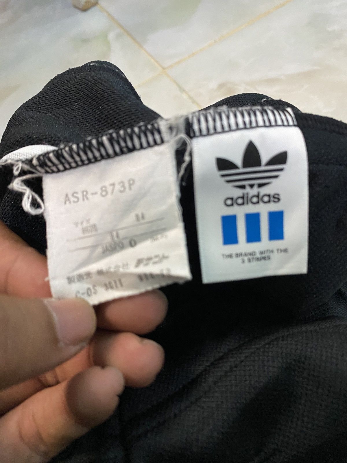 Adidas 💥Vintage ADIDAS 90S LONG TRACK PANTS BLACK Size US 28 / EU 44 - 2 Thumbnail