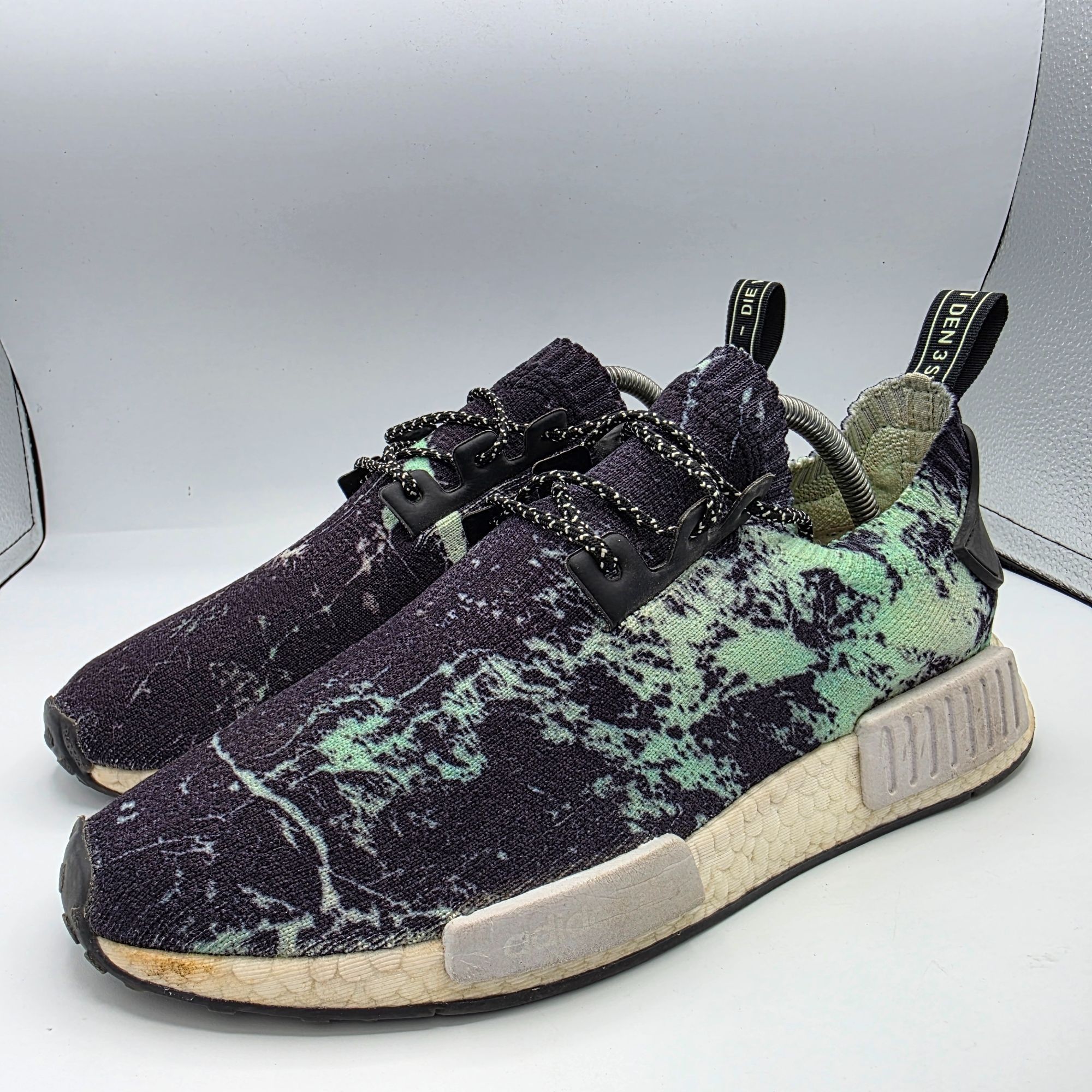 Adidas adidas NMD_R1 Primeknit 2018 Mint Marble Mens Size 9 Athleti Size US 9 / EU 42 - 4 Thumbnail