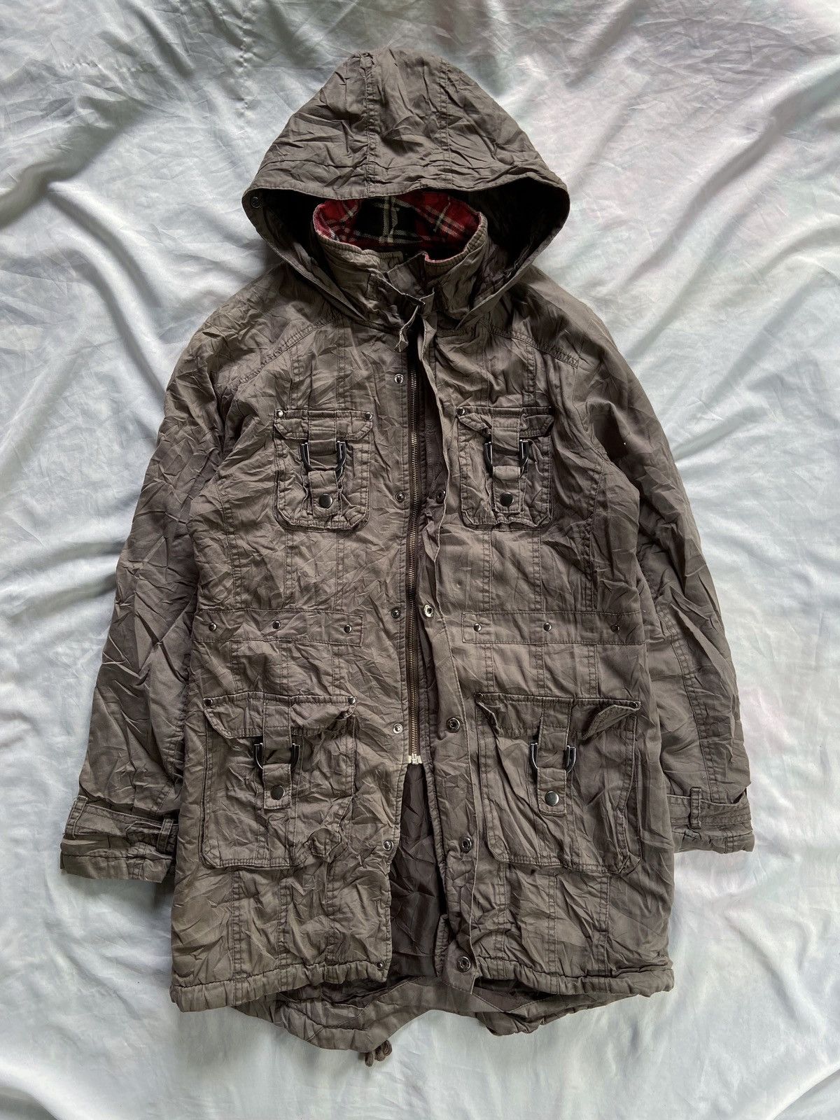 Isamu Katayama Backlash JAPANESE THRUXTON BONDAGE MULTI POCKET COAT JACKET Size US L / EU 52-54 / 3 - 5 Thumbnail