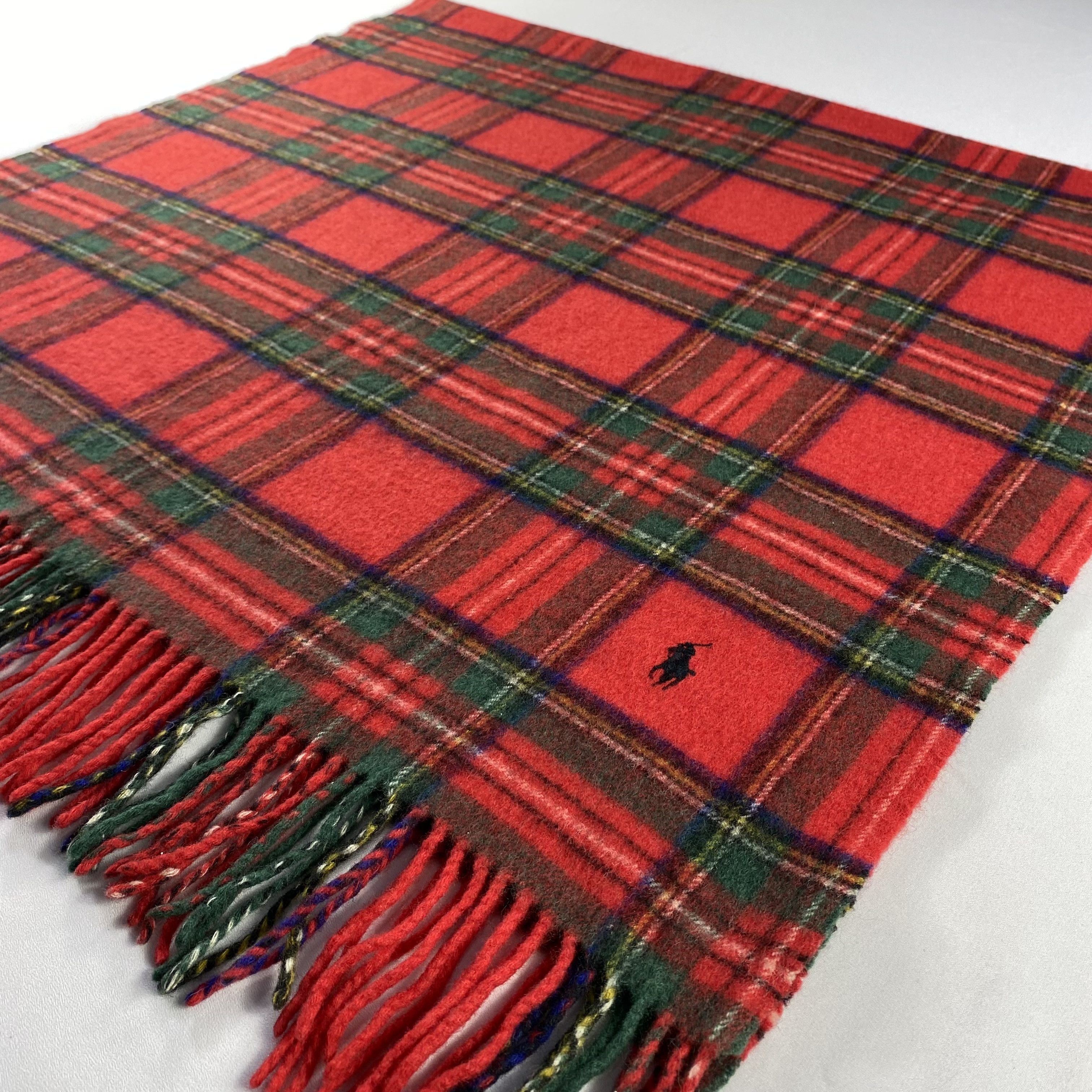 Ralph Lauren Ralph Lauren Scarf Big Size Neck Wrap Plaid Muffler Size ONE SIZE - 2 Thumbnail
