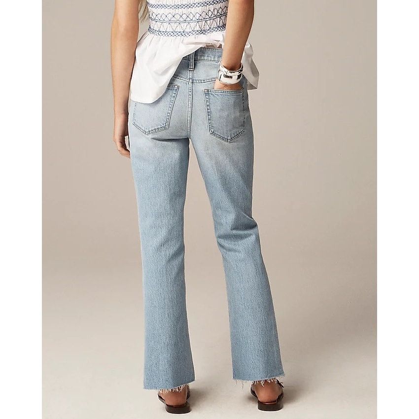 J.Crew NWT J.Crew 9” Demi Boot Crop Jeans In Ashland Wash Size 29 Size 29" - 2 Thumbnail