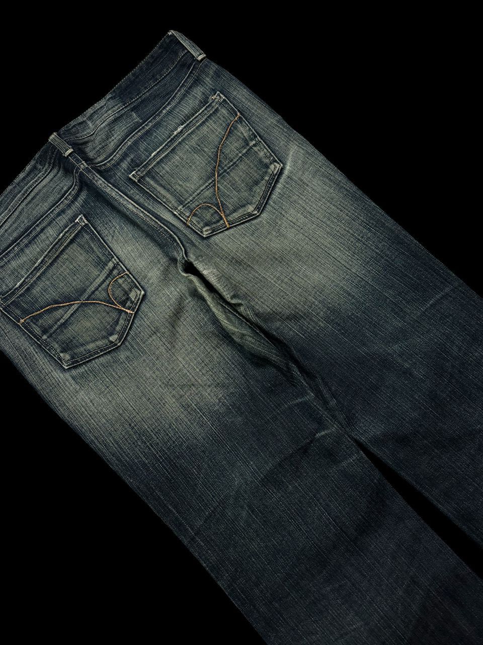 Acne Studios 💥Flare💥90’s Style Back Number Insane Rusty Mudwash Dark Jean Size US 34 / EU 50 - 19 Thumbnail