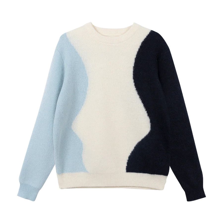 Golf Wang Golf Wang Wavy Knit Sweater - Tyler The Creator Tour Merch Size US M / EU 48-50 / 2 - 4 Thumbnail