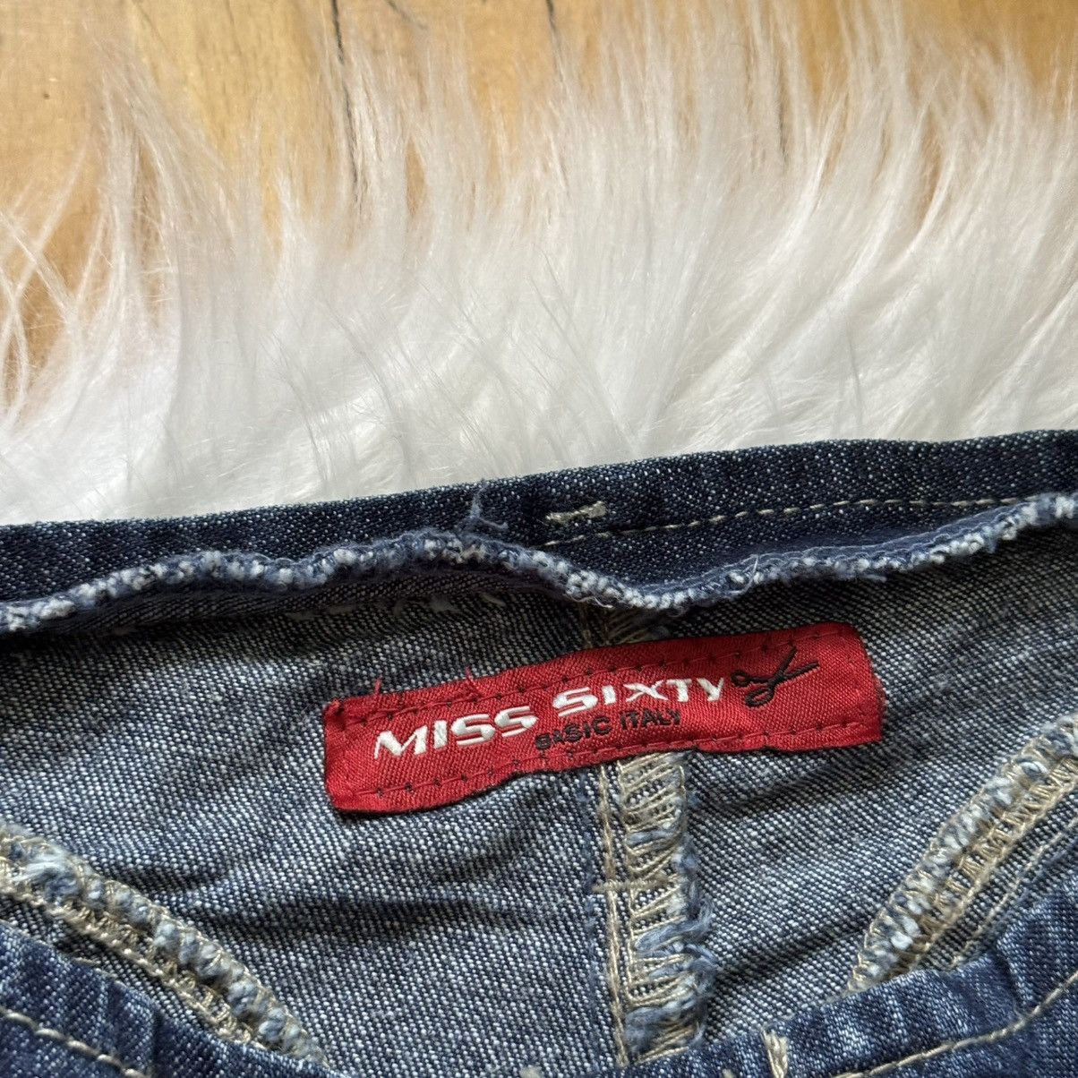 Miss Sixty 📌 Vintage Miss Sixty Jeans Flared Washed 00s Low Rice Size 30" / US 8 / IT 44 - 10 Thumbnail
