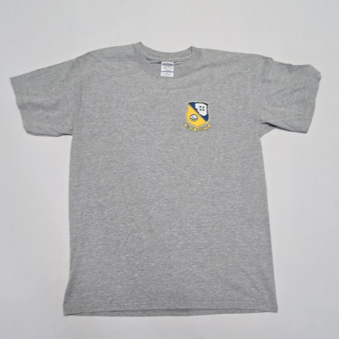 Gildan Vintage Blue Angels USMC M Gray Bulldog Military T-Shirt Y2K Size US M / EU 48-50 / 2 - 4 Thumbnail