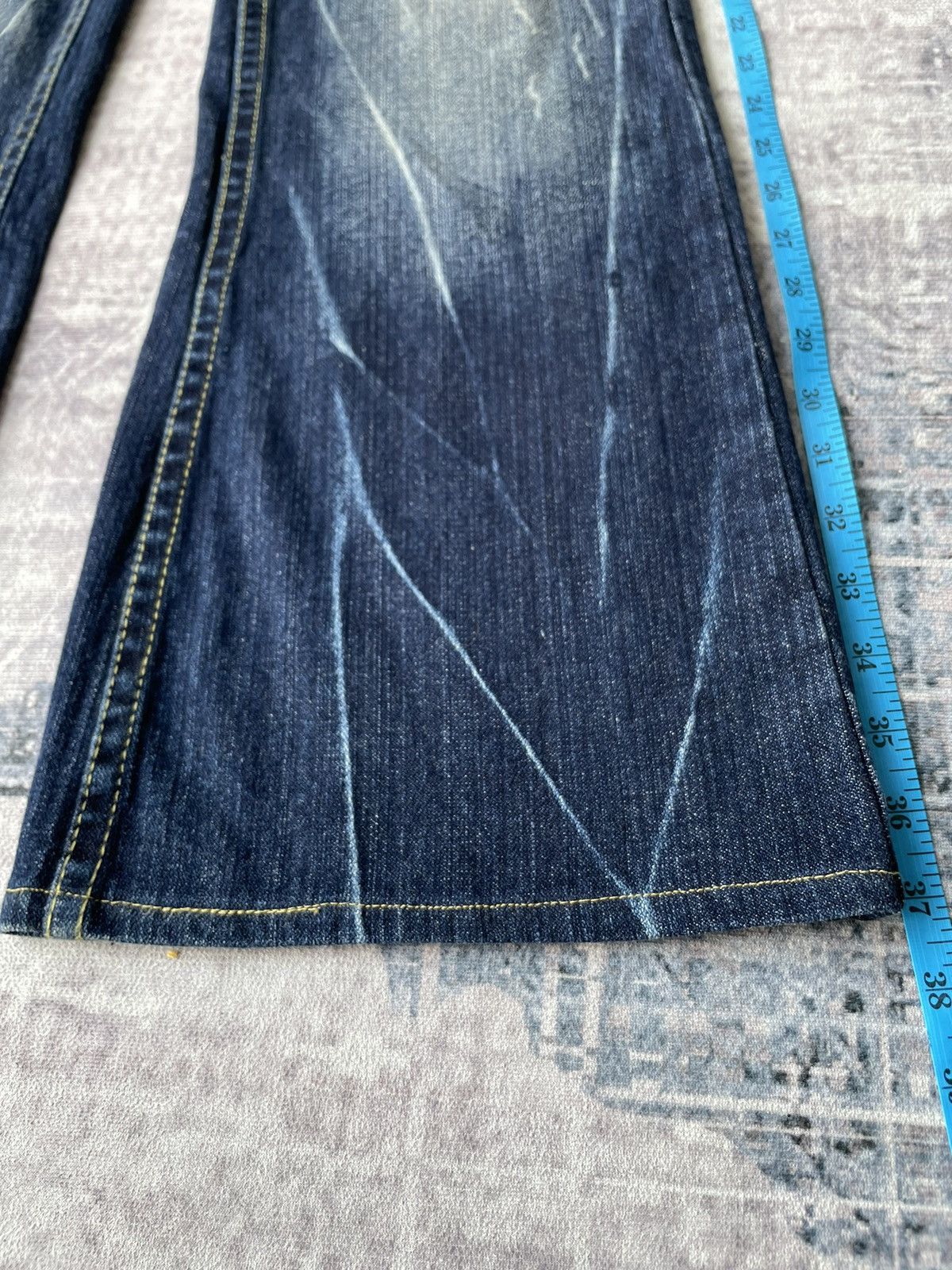 If Six Was Nine Ghost of Harlem Flared Jeans Size US 28 / EU 44 - 20 Thumbnail