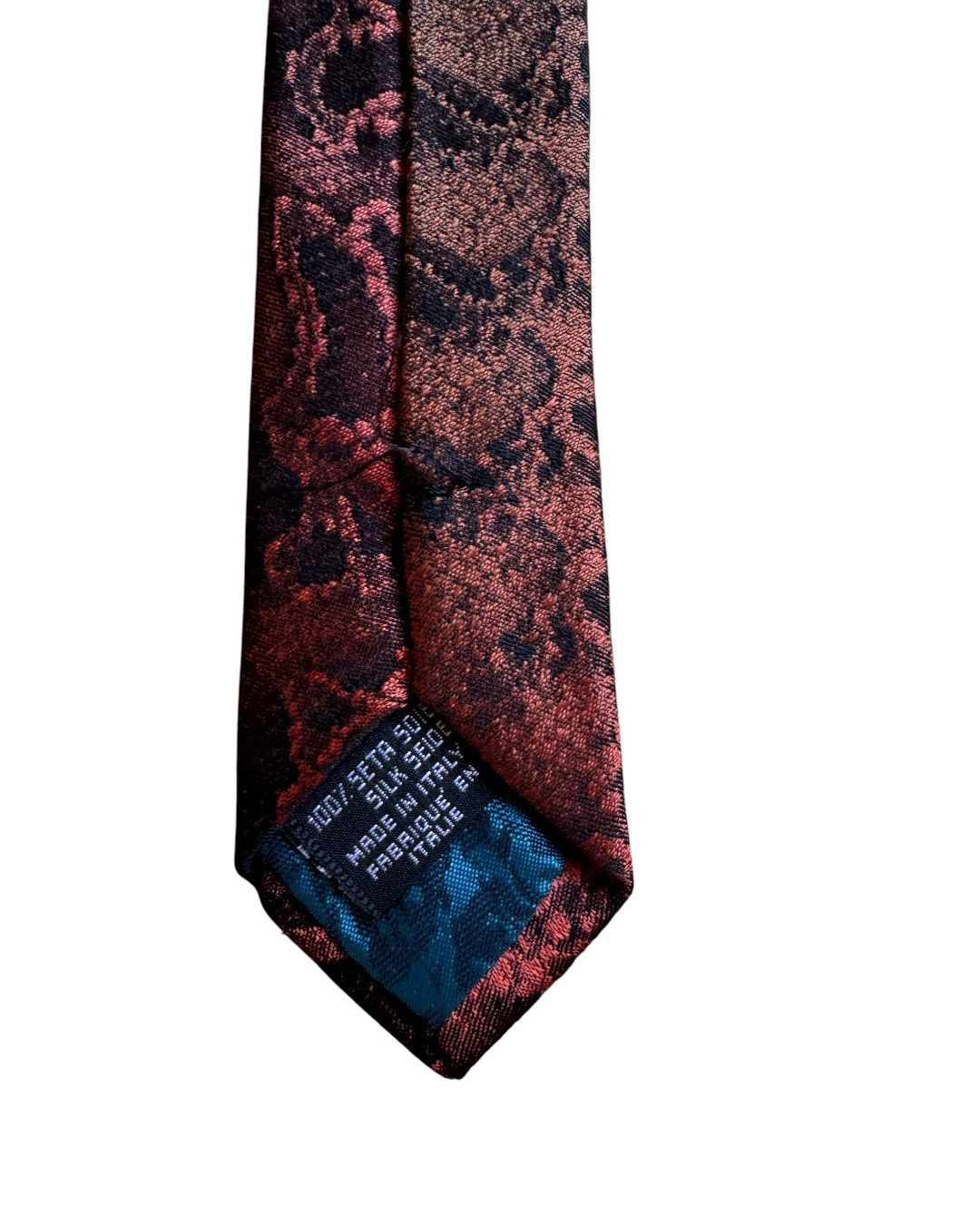 Roberto Cavalli VINTAGE SNAKESKIN PRINTED SILK TIE Size ONE SIZE - 6 Thumbnail