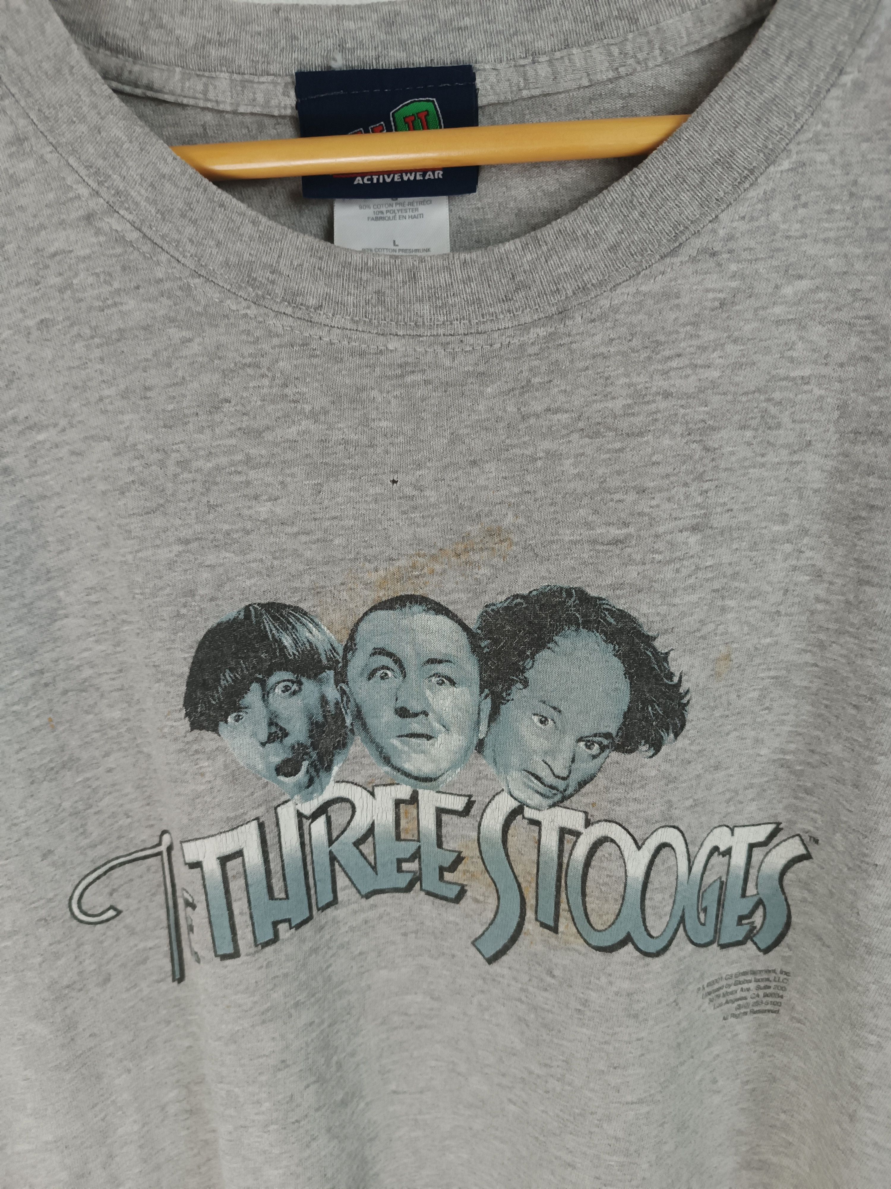 Other VINTAGE 2001 THE THREE STOOGES MOVIE COMEDY MOVIE TEE Size US L / EU 52-54 / 3 - 8 Thumbnail