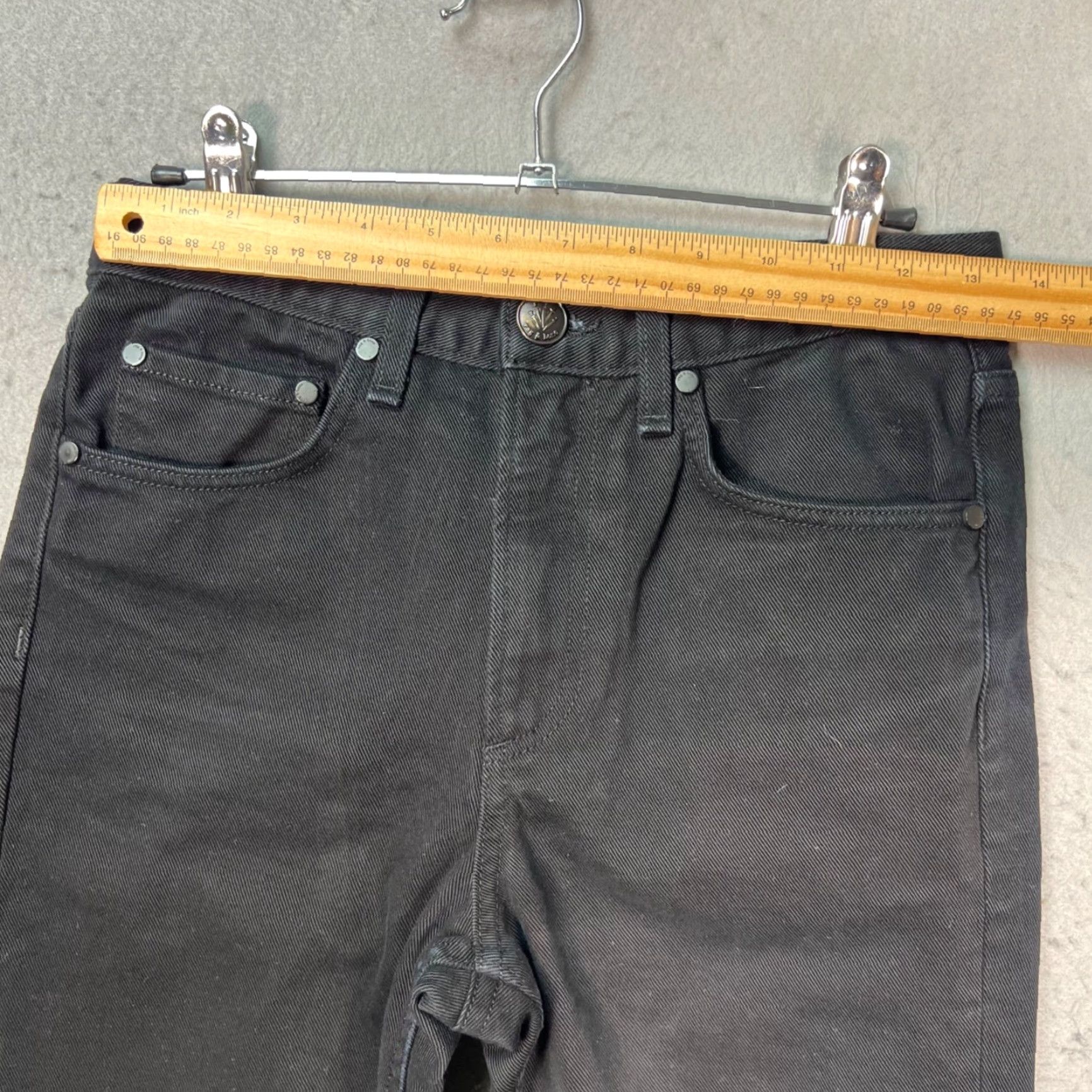 Rag & Bone rag & bone Womens size 25 Black High-Rise Straight-Leg Jeans Made In USA Size 26" / US 2 / IT 38 - 4 Thumbnail