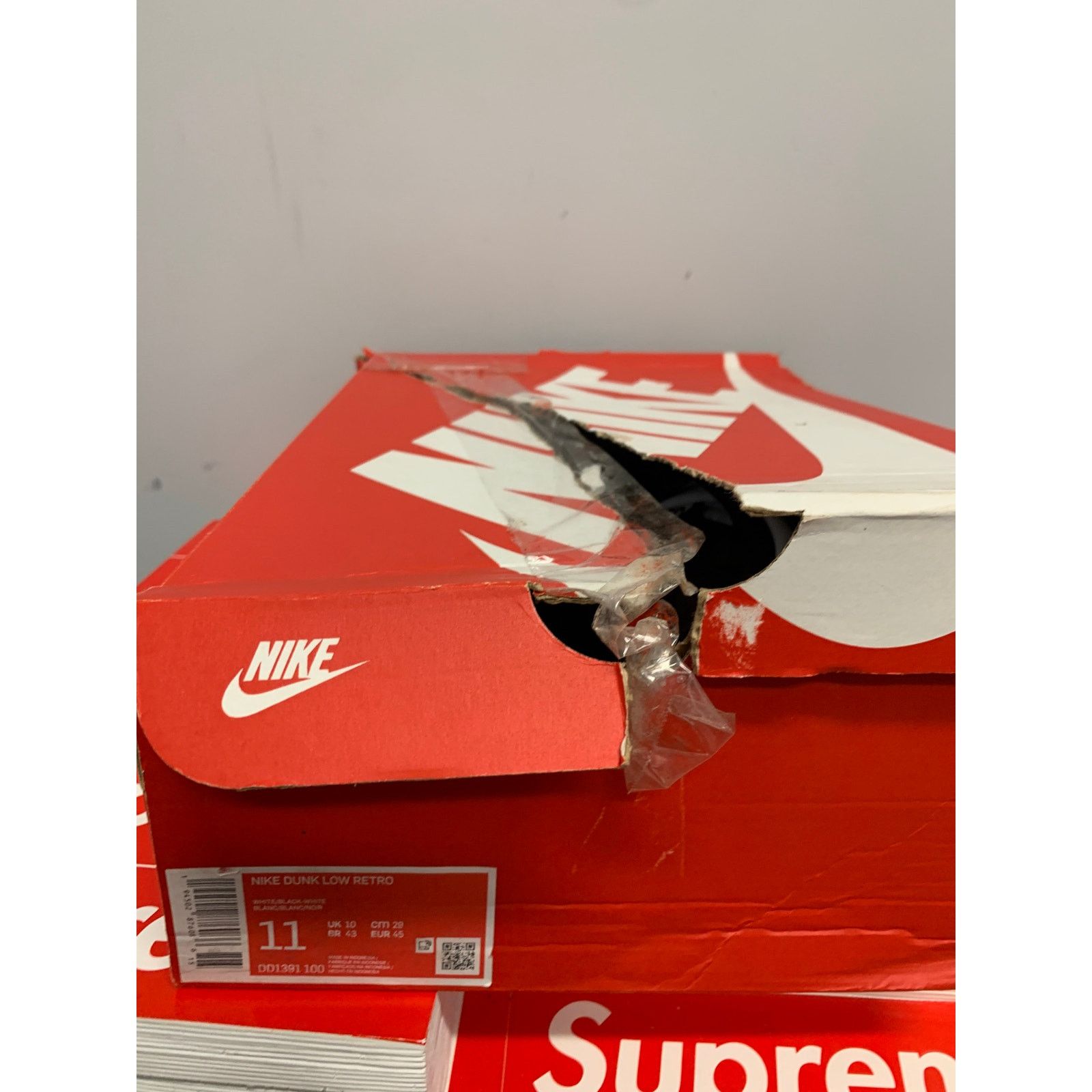 Nike Nike Dunk Low Retro White Black Panda Size 11 NEW SHIPS NOW Size US 11 / EU 44 - 8 Thumbnail